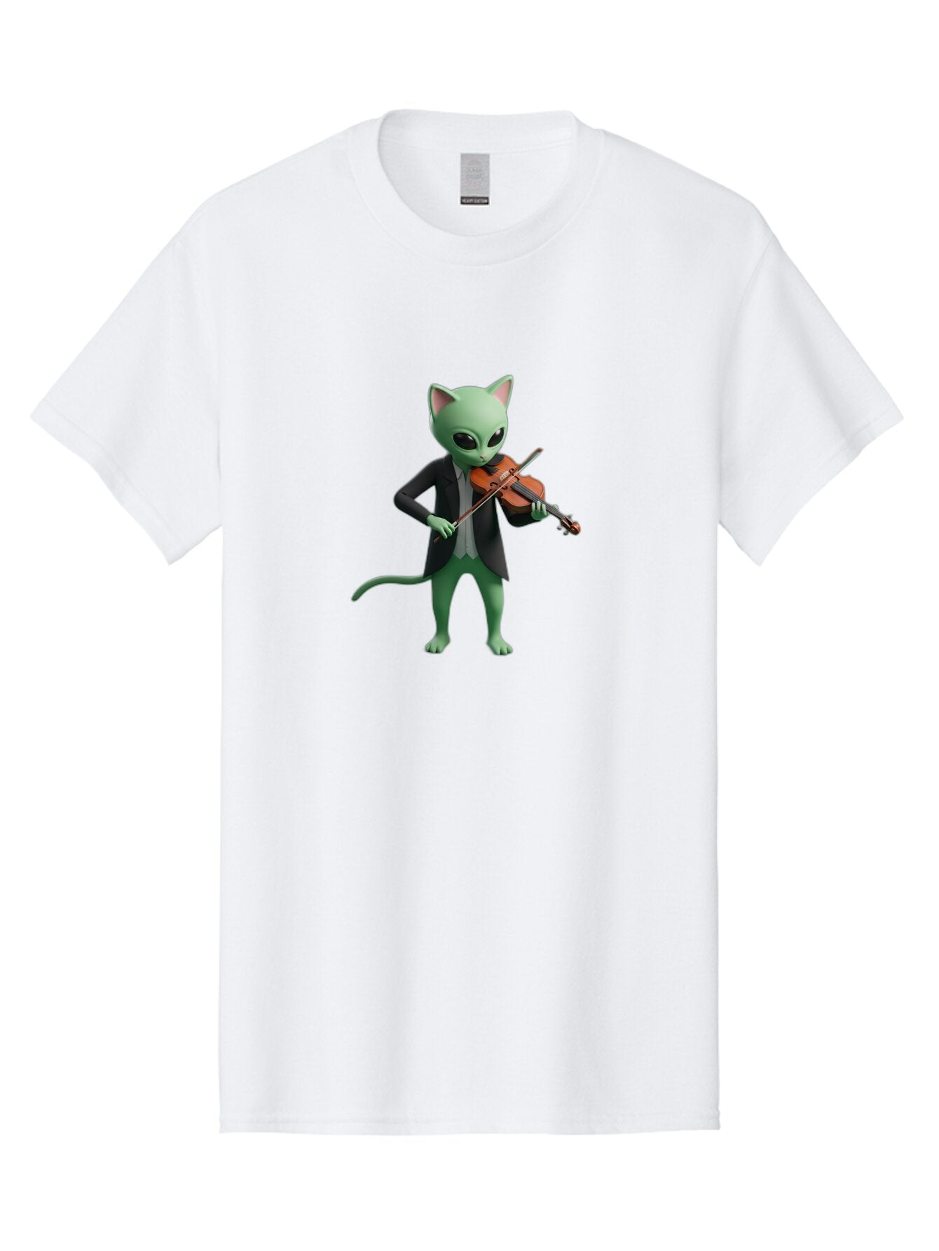Alien-Cat-Violinist Men'S Graphic Tee, 100% Cotton, Comfortable Casual Summer Wear, Machine Washable, Vintage Camera, Old Camera, Antique Camera, Black Camera, Classic Photography, Photography Equipment, Nostalgic Device, Film Camera, Baq257