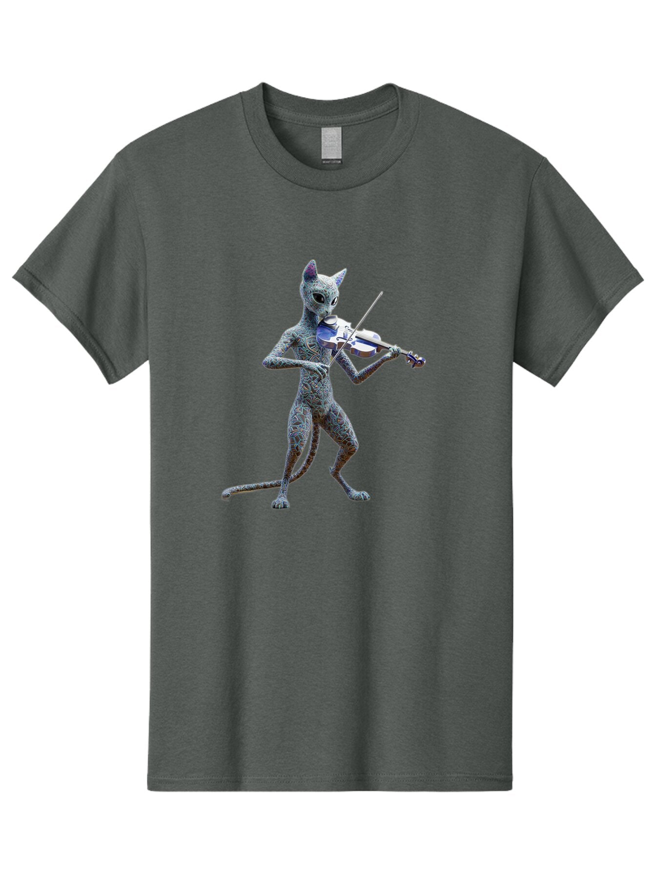 Alien-Playing-Violin Men'S Graphic Tee, 100% Cotton, Comfortable Casual Summer Wear, Machine Washable, Vintage Camera, Old Camera, Antique Camera, Black Camera, Classic Photography, Photography Equipment, Nostalgic Device, Film Camera, Baq261 15