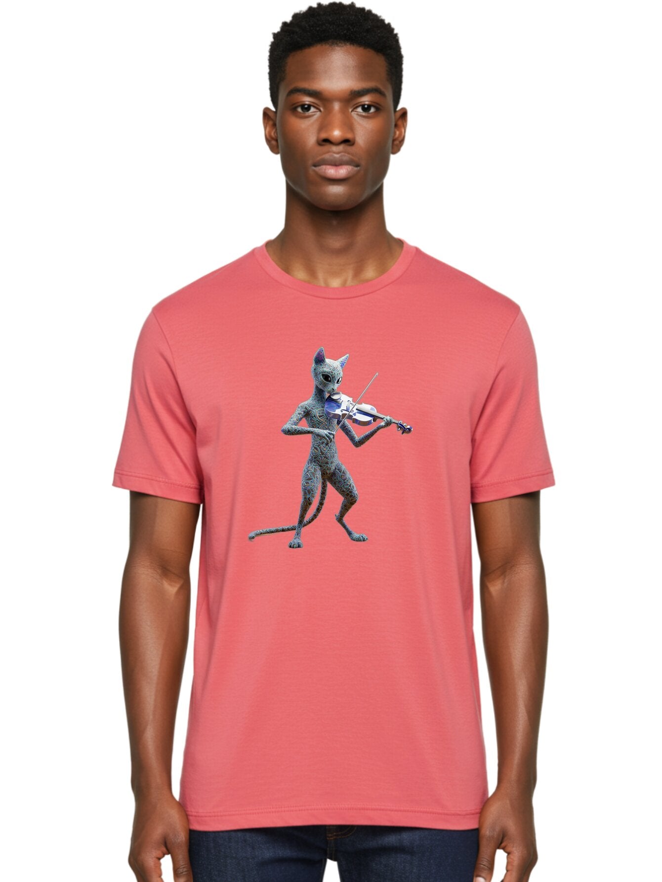 Alien-Playing-Violin Men'S Graphic Tee, 100% Cotton, Comfortable Casual Summer Wear, Machine Washable, Vintage Camera, Old Camera, Antique Camera, Black Camera, Classic Photography, Photography Equipment, Nostalgic Device, Film Camera, Baq261 16