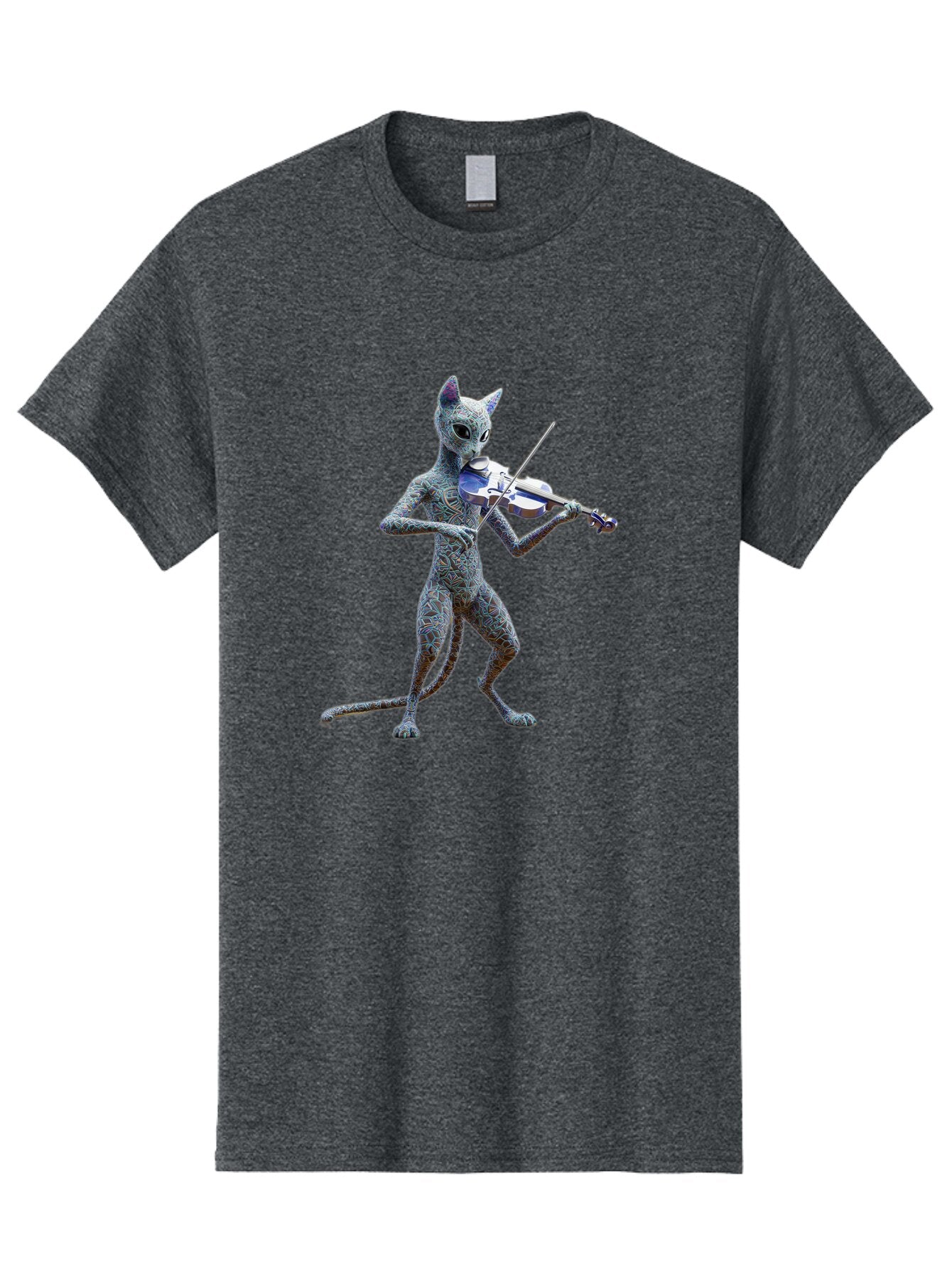 Alien-Playing-Violin Men'S Graphic Tee, 100% Cotton, Comfortable Casual Summer Wear, Machine Washable, Vintage Camera, Old Camera, Antique Camera, Black Camera, Classic Photography, Photography Equipment, Nostalgic Device, Film Camera, Baq261 3