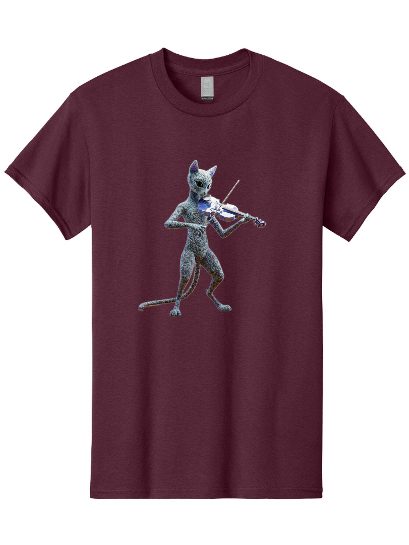 Alien-Playing-Violin Men'S Graphic Tee, 100% Cotton, Comfortable Casual Summer Wear, Machine Washable, Vintage Camera, Old Camera, Antique Camera, Black Camera, Classic Photography, Photography Equipment, Nostalgic Device, Film Camera, Baq261 10