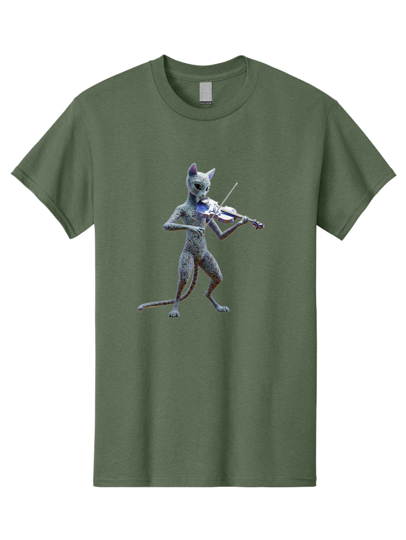 Alien-Playing-Violin Men'S Graphic Tee, 100% Cotton, Comfortable Casual Summer Wear, Machine Washable, Vintage Camera, Old Camera, Antique Camera, Black Camera, Classic Photography, Photography Equipment, Nostalgic Device, Film Camera, Baq261 14