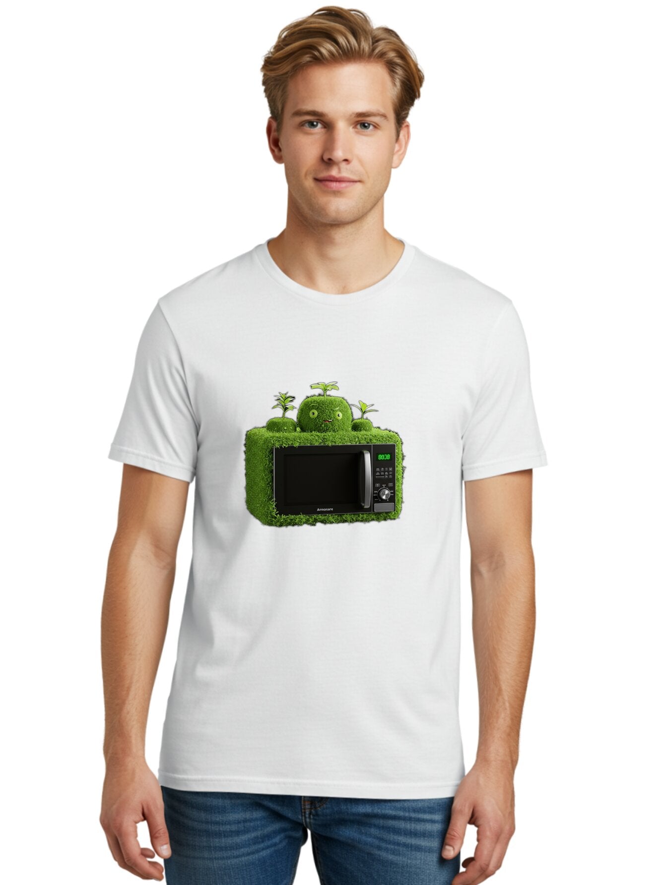 Amoo-S-Microwave Men'S Graphic Tee, 100% Cotton, Comfortable Casual Summer Wear, Machine Washable, Vintage Camera, Old Camera, Antique Camera, Black Camera, Classic Photography, Photography Equipment, Nostalgic Device, Film Camera, Camera Art Baq265 24