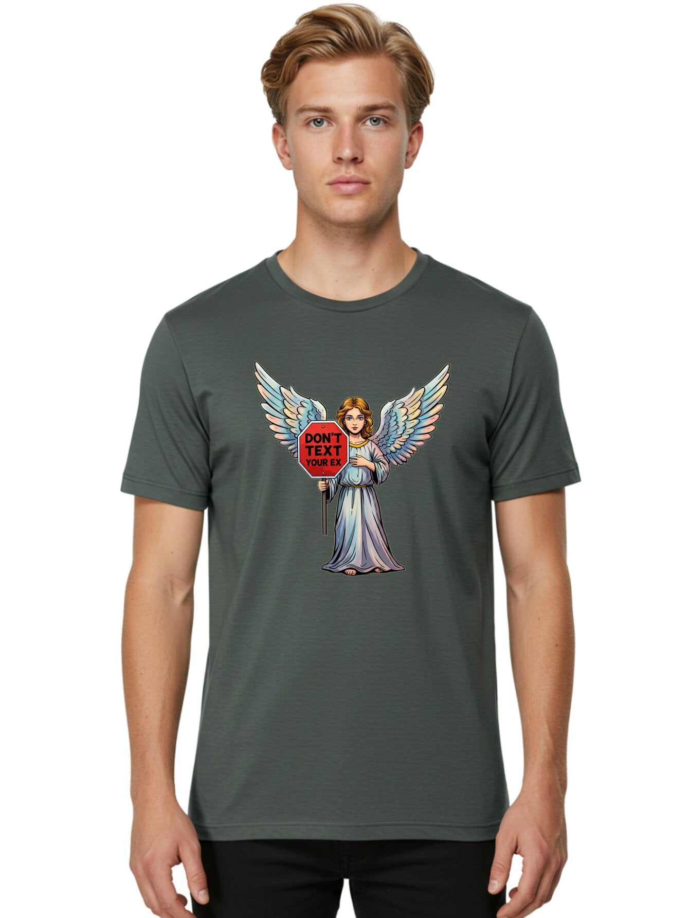 Angel-Don-T-Text-Your-Ex Men'S Graphic Tee, 100% Cotton, Comfortable Casual Summer Wear, Machine Washable, Vintage Camera, Old Camera, Antique Camera, Black Camera, Classic Photography, Photography Equipment, Nostalgic Device, Film Camera, Baq266 27