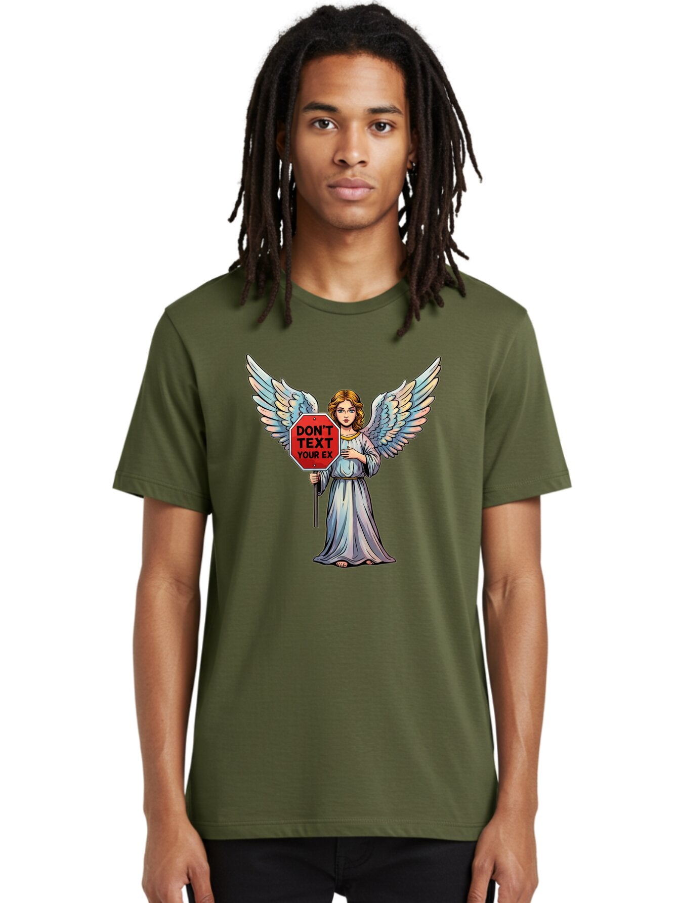 Angel-Don-T-Text-Your-Ex Men'S Graphic Tee, 100% Cotton, Comfortable Casual Summer Wear, Machine Washable, Vintage Camera, Old Camera, Antique Camera, Black Camera, Classic Photography, Photography Equipment, Nostalgic Device, Film Camera, Baq266 24
