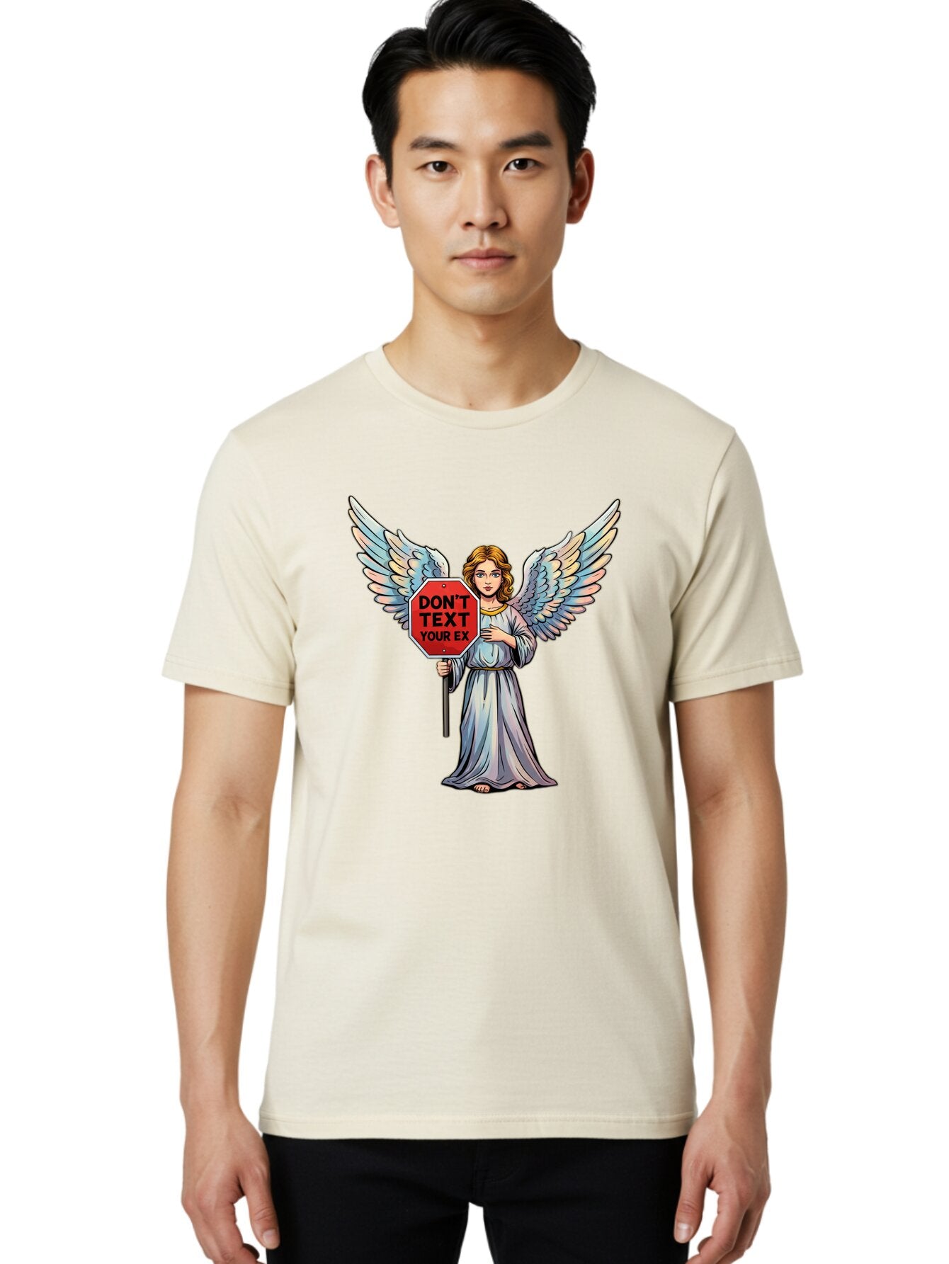 Angel-Don-T-Text-Your-Ex Men'S Graphic Tee, 100% Cotton, Comfortable Casual Summer Wear, Machine Washable, Vintage Camera, Old Camera, Antique Camera, Black Camera, Classic Photography, Photography Equipment, Nostalgic Device, Film Camera, Baq266 21