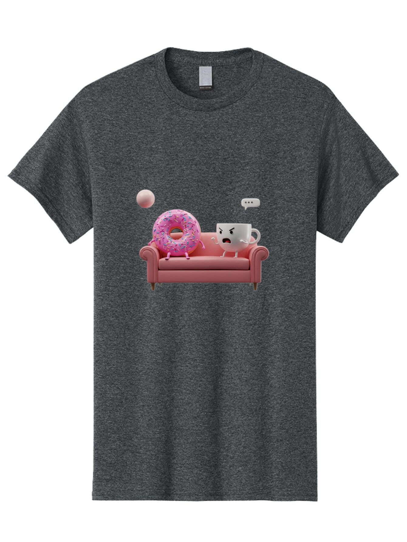 Angry-Coffee-Cup-And-Donut Men'S Graphic Tee, 100% Cotton, Comfortable Casual Summer Wear, Machine Washable, Vintage Camera, Old Camera, Antique Camera, Black Camera, Classic Photography, Photography Equipment, Nostalgic Device, Film Camera, Baq270 14