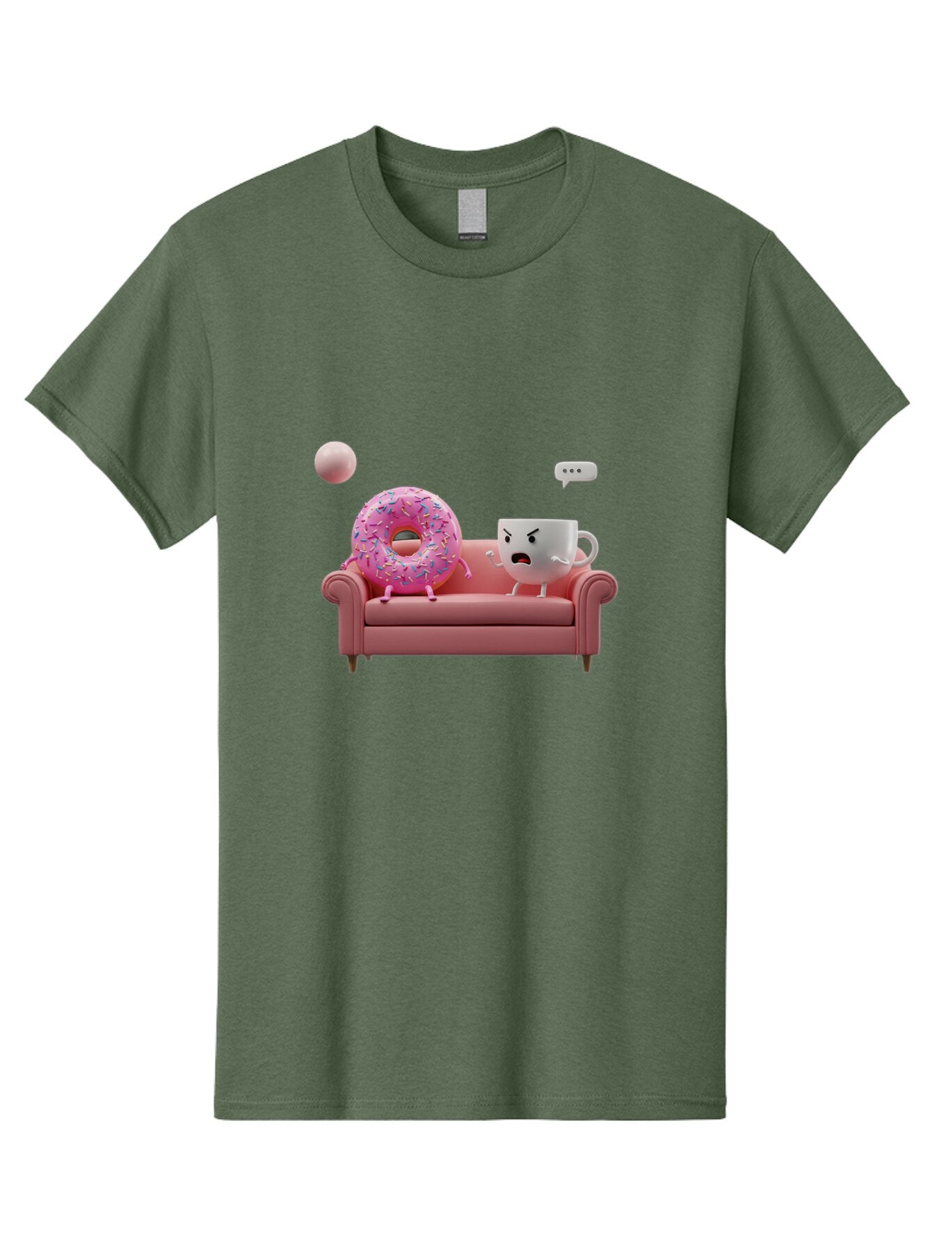 Angry-Coffee-Cup-And-Donut Men'S Graphic Tee, 100% Cotton, Comfortable Casual Summer Wear, Machine Washable, Vintage Camera, Old Camera, Antique Camera, Black Camera, Classic Photography, Photography Equipment, Nostalgic Device, Film Camera, Baq270 12