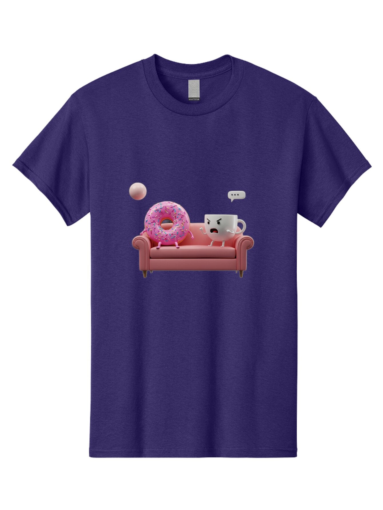 Angry-Coffee-Cup-And-Donut Men'S Graphic Tee, 100% Cotton, Comfortable Casual Summer Wear, Machine Washable, Vintage Camera, Old Camera, Antique Camera, Black Camera, Classic Photography, Photography Equipment, Nostalgic Device, Film Camera, Baq270 8