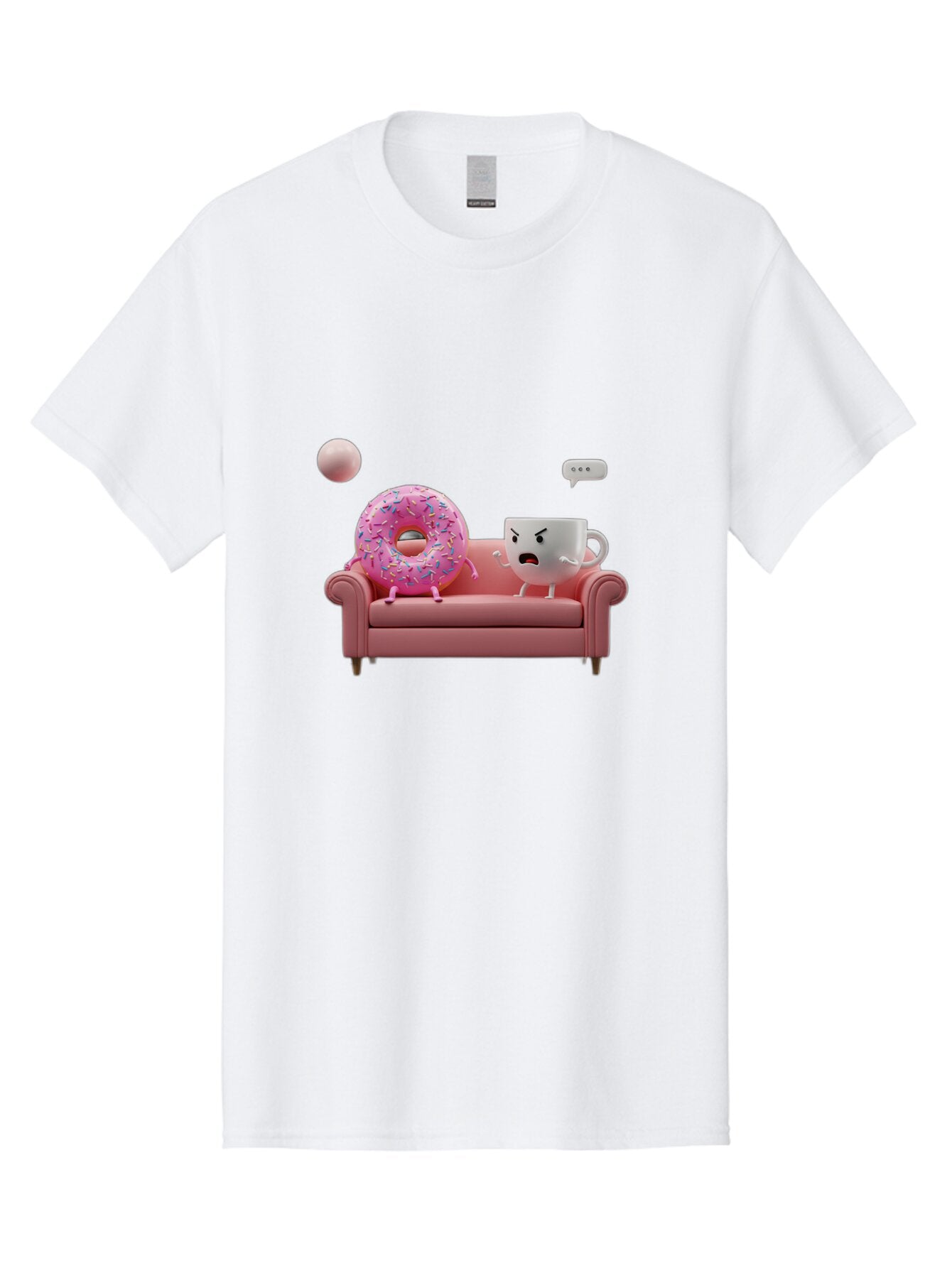 Angry-Coffee-Cup-And-Donut Men'S Graphic Tee, 100% Cotton, Comfortable Casual Summer Wear, Machine Washable, Vintage Camera, Old Camera, Antique Camera, Black Camera, Classic Photography, Photography Equipment, Nostalgic Device, Film Camera, Baq270 5