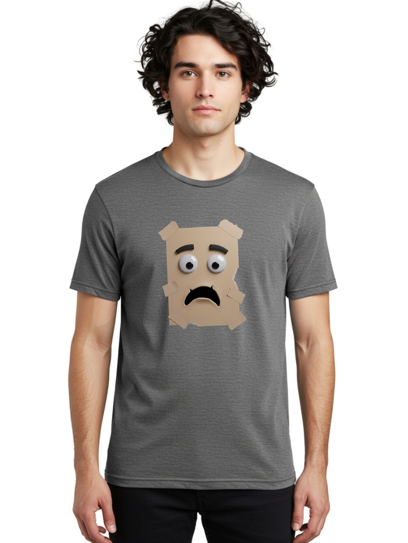 Angry-Paper-Bag-Mask Men'S Graphic Tee, 100% Cotton, Comfortable Casual Summer Wear, Machine Washable, Vintage Camera, Old Camera, Antique Camera, Black Camera, Classic Photography, Photography Equipment, Nostalgic Device, Film Camera, Baq273 24