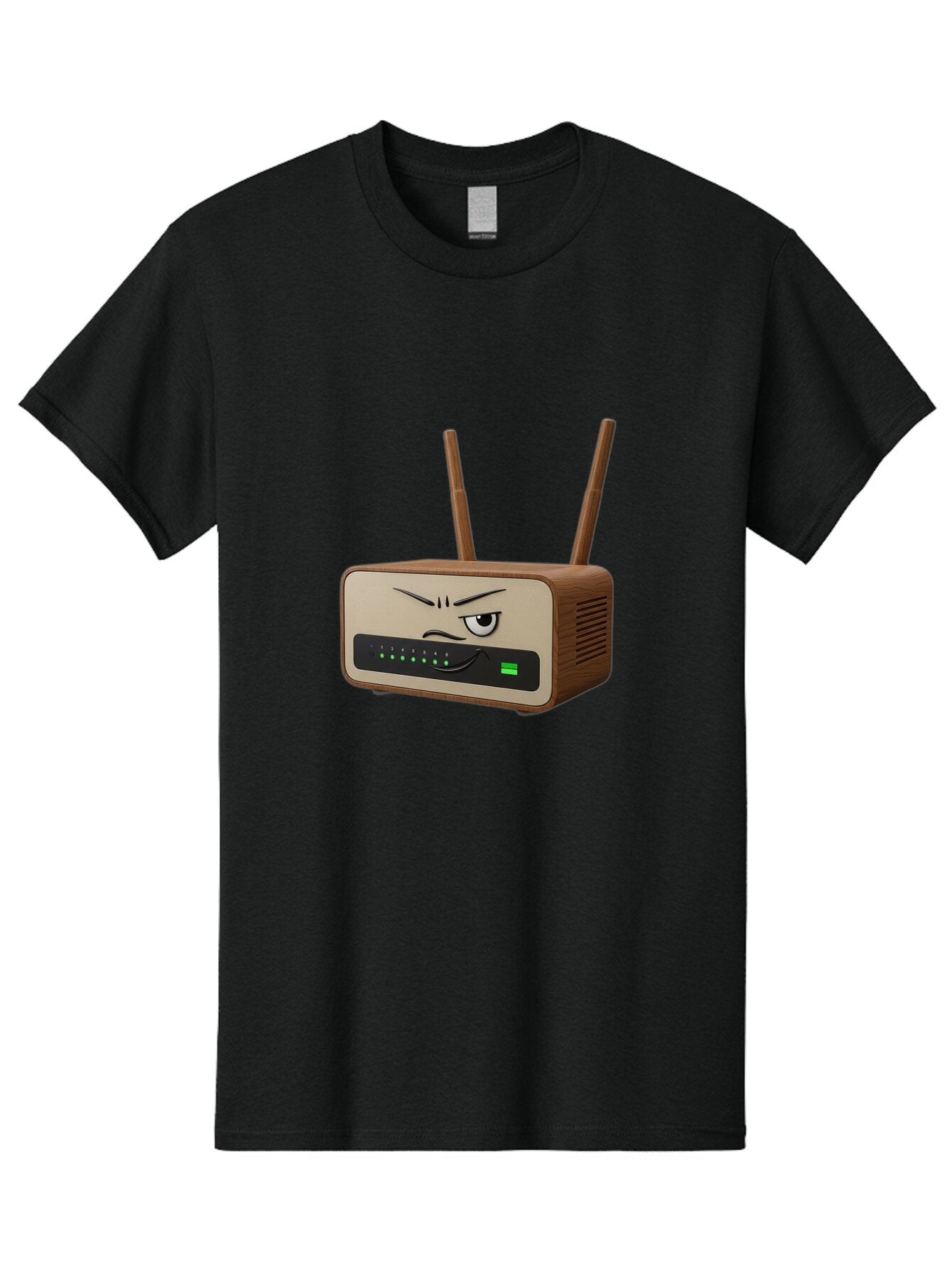 Angry-Router-1 Men'S Graphic Tee, 100% Cotton, Comfortable Casual Summer Wear, Machine Washable, Vintage Camera, Old Camera, Antique Camera, Black Camera, Classic Photography, Photography Equipment, Nostalgic Device, Film Camera, Camera Art Baq275 9