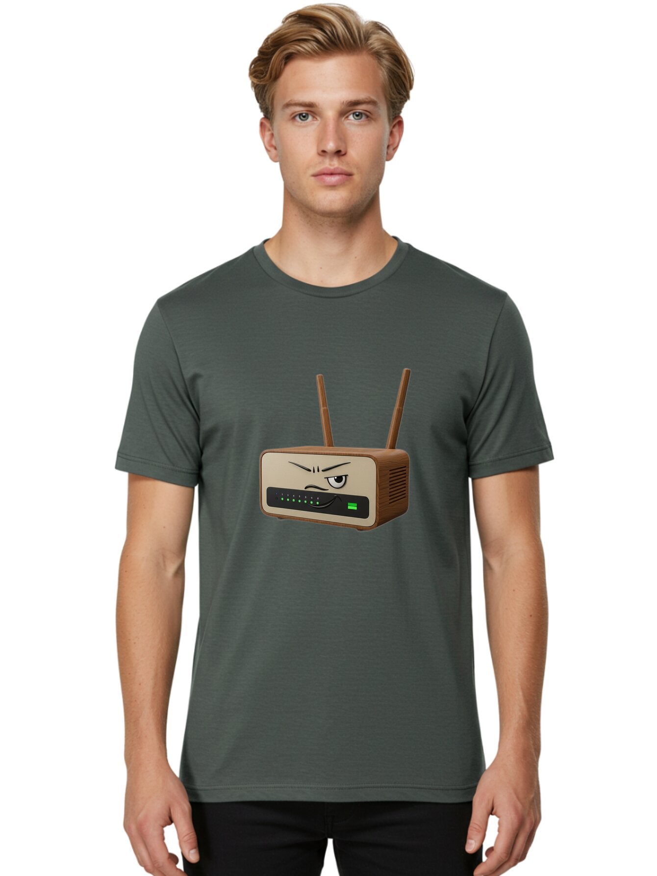 Angry-Router-1 Men'S Graphic Tee, 100% Cotton, Comfortable Casual Summer Wear, Machine Washable, Vintage Camera, Old Camera, Antique Camera, Black Camera, Classic Photography, Photography Equipment, Nostalgic Device, Film Camera, Camera Art Baq275 28