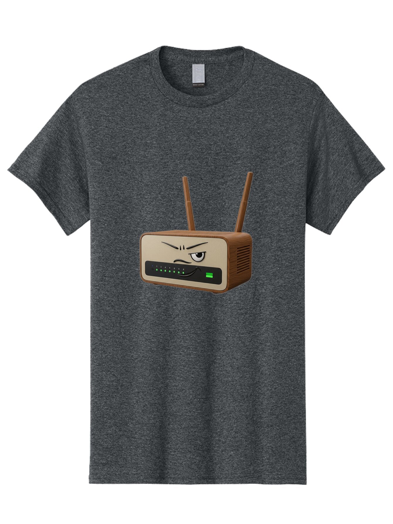 Angry-Router-1 Men'S Graphic Tee, 100% Cotton, Comfortable Casual Summer Wear, Machine Washable, Vintage Camera, Old Camera, Antique Camera, Black Camera, Classic Photography, Photography Equipment, Nostalgic Device, Film Camera, Camera Art Baq275 1