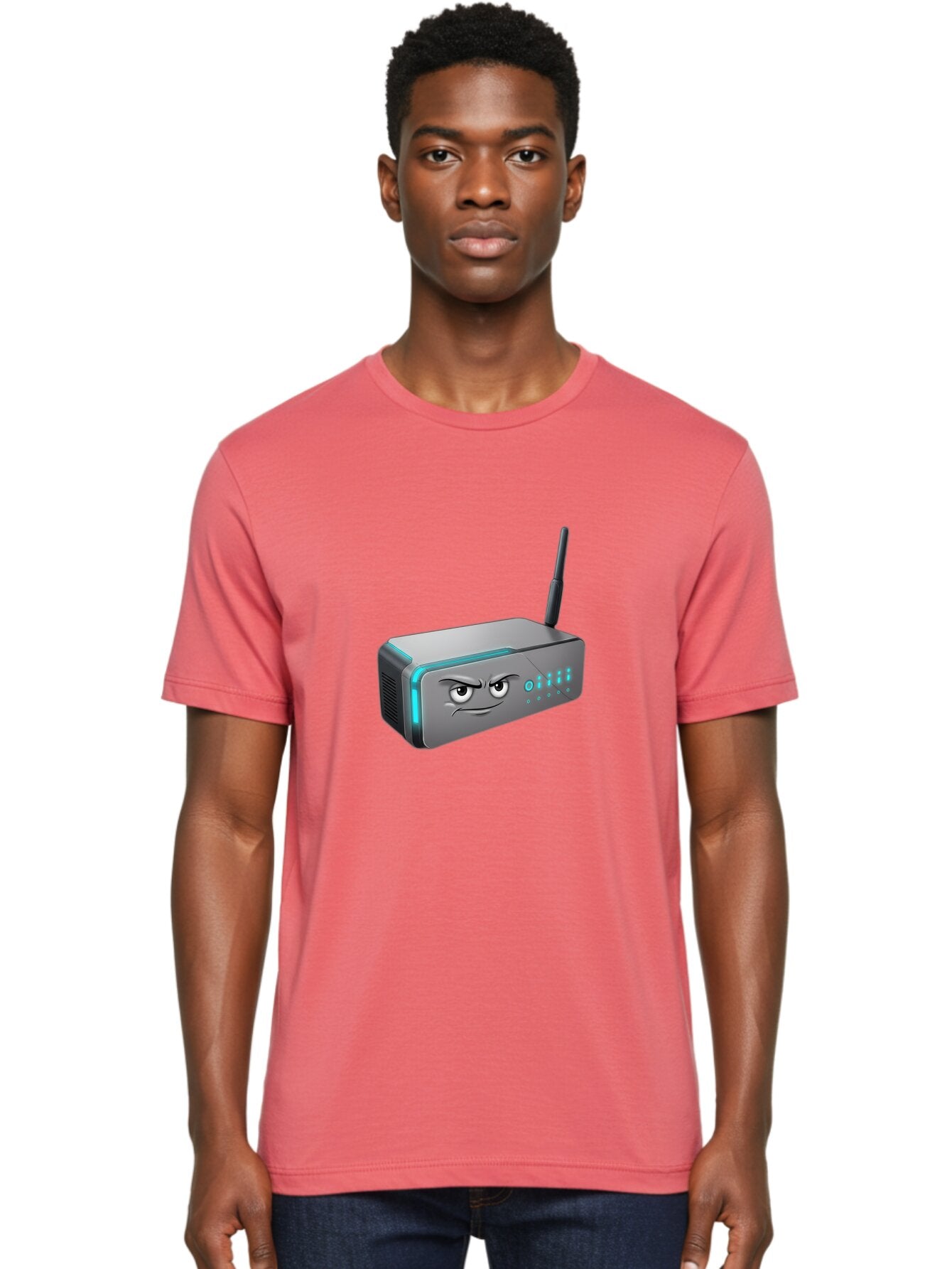 Angry-Router-2 Men'S Graphic Tee, 100% Cotton, Comfortable Casual Summer Wear, Machine Washable, Vintage Camera, Old Camera, Antique Camera, Black Camera, Classic Photography, Photography Equipment, Nostalgic Device, Film Camera, Camera Art Baq276 21