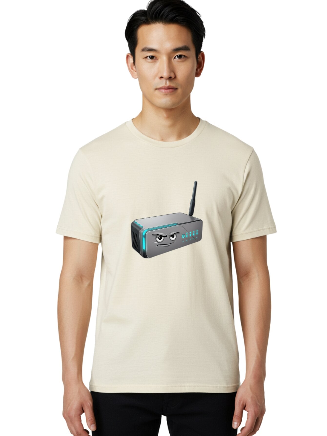 Angry-Router-2 Men'S Graphic Tee, 100% Cotton, Comfortable Casual Summer Wear, Machine Washable, Vintage Camera, Old Camera, Antique Camera, Black Camera, Classic Photography, Photography Equipment, Nostalgic Device, Film Camera, Camera Art Baq276 27