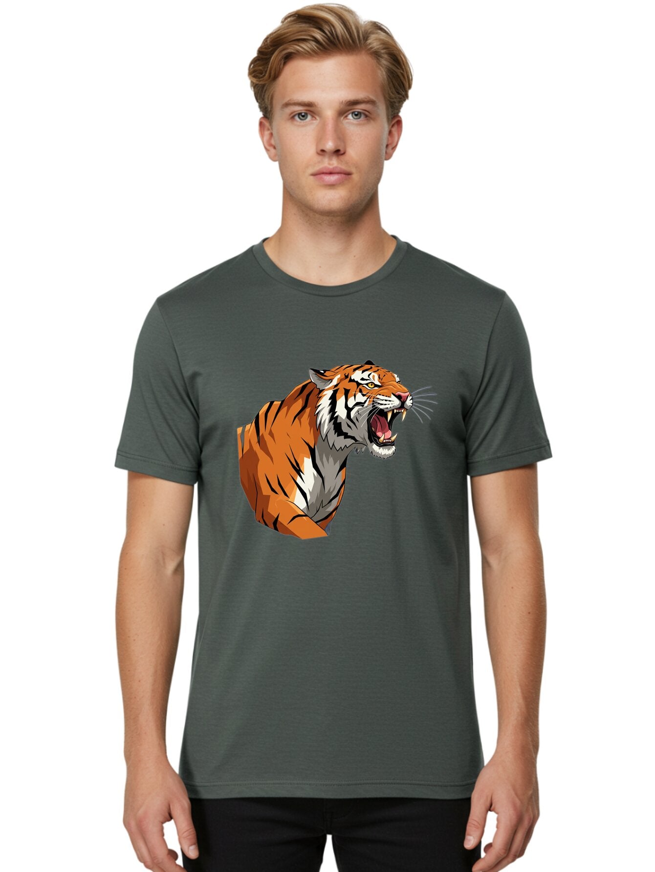 Angry-Tiger Men'S Graphic Tee, 100% Cotton, Comfortable Casual Summer Wear, Machine Washable, Vintage Camera, Old Camera, Antique Camera, Black Camera, Classic Photography, Photography Equipment, Nostalgic Device, Film Camera, Camera Art Baq278 27