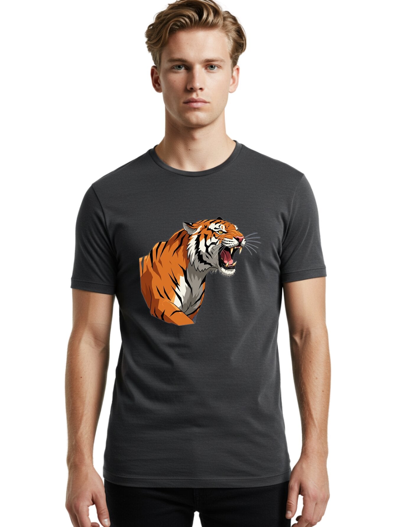 Angry-Tiger Men'S Graphic Tee, 100% Cotton, Comfortable Casual Summer Wear, Machine Washable, Vintage Camera, Old Camera, Antique Camera, Black Camera, Classic Photography, Photography Equipment, Nostalgic Device, Film Camera, Camera Art Baq278 20