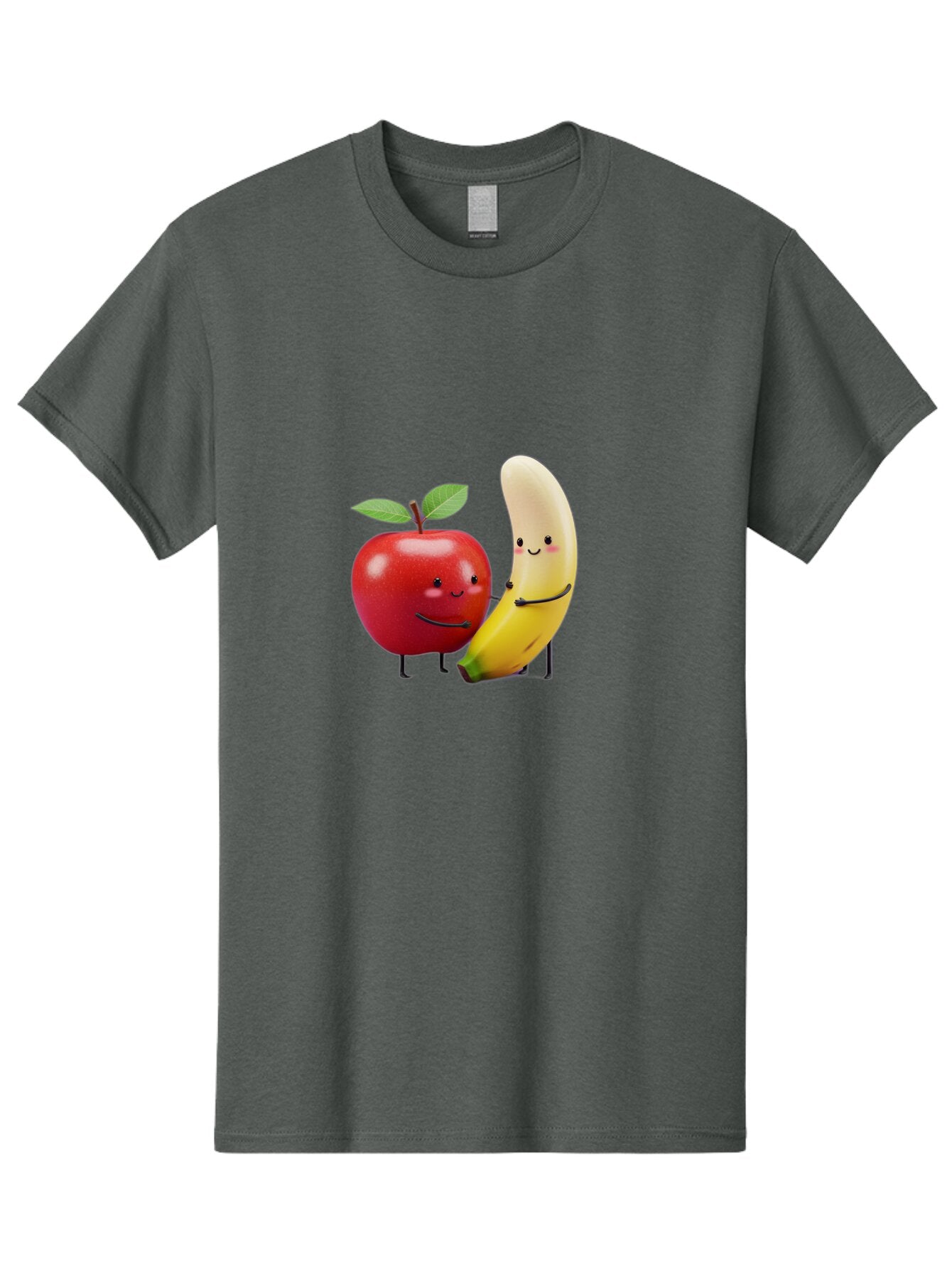 Apple-And-Banana-1 Men'S Graphic Tee, 100% Cotton, Comfortable Casual Summer Wear, Machine Washable, Vintage Camera, Old Camera, Antique Camera, Black Camera, Classic Photography, Photography Equipment, Nostalgic Device, Film Camera, Baq279 13