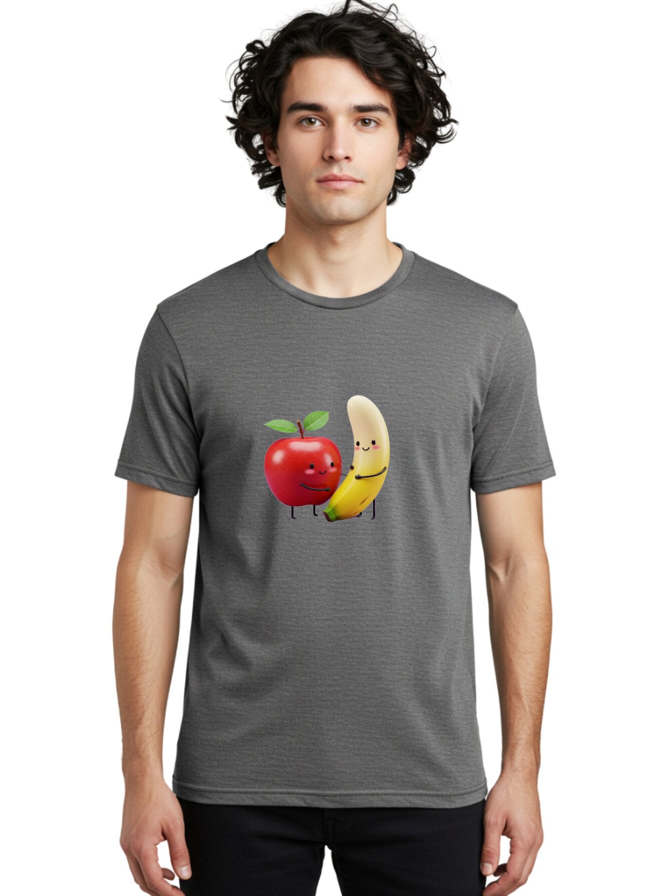 Apple-And-Banana-1 Men'S Graphic Tee, 100% Cotton, Comfortable Casual Summer Wear, Machine Washable, Vintage Camera, Old Camera, Antique Camera, Black Camera, Classic Photography, Photography Equipment, Nostalgic Device, Film Camera, Baq279 29