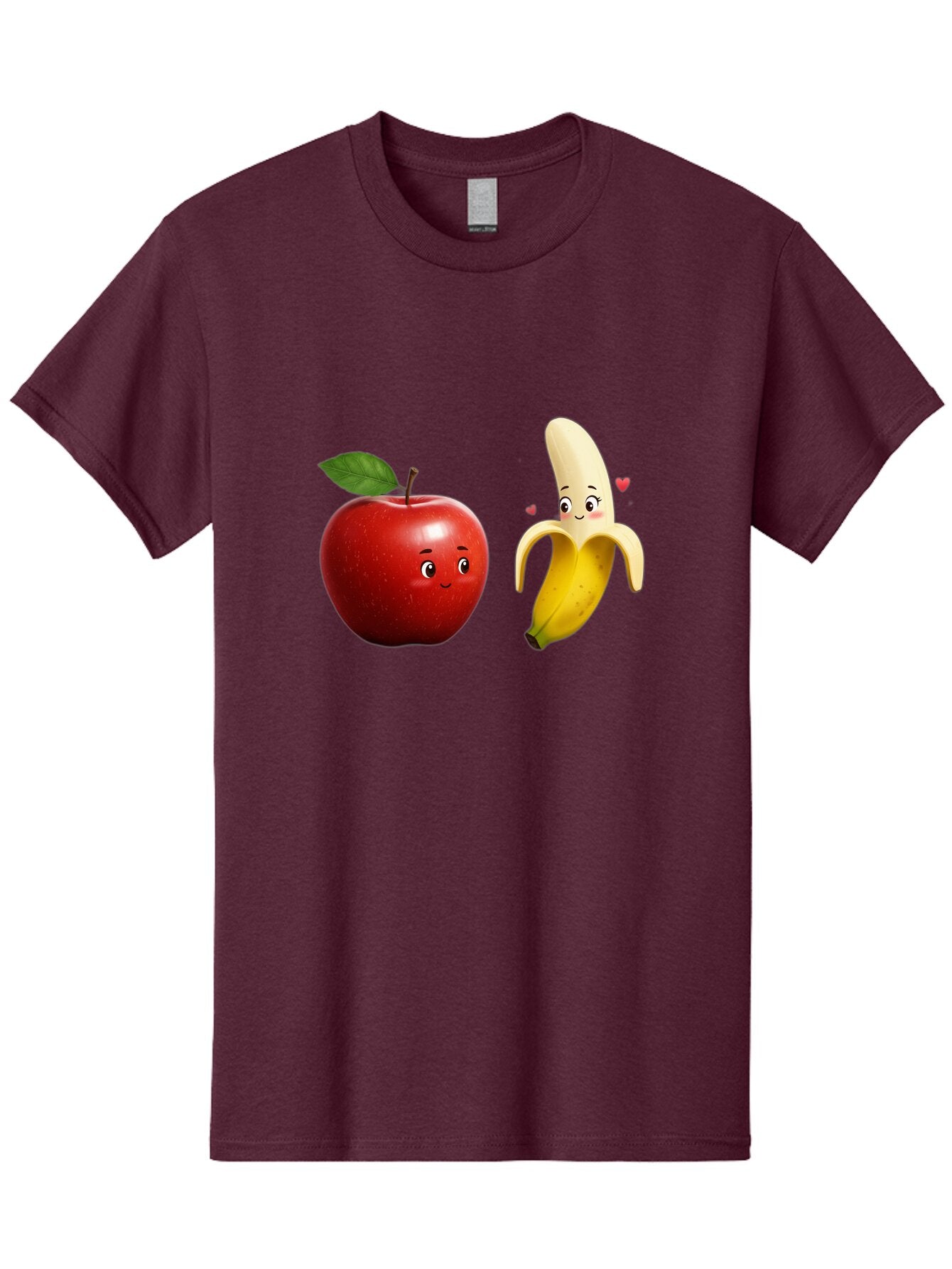 Apple-And-Banana-2 Men'S Graphic Tee, 100% Cotton, Comfortable Casual Summer Wear, Machine Washable, Vintage Camera, Old Camera, Antique Camera, Black Camera, Classic Photography, Photography Equipment, Nostalgic Device, Film Camera, Baq280 9