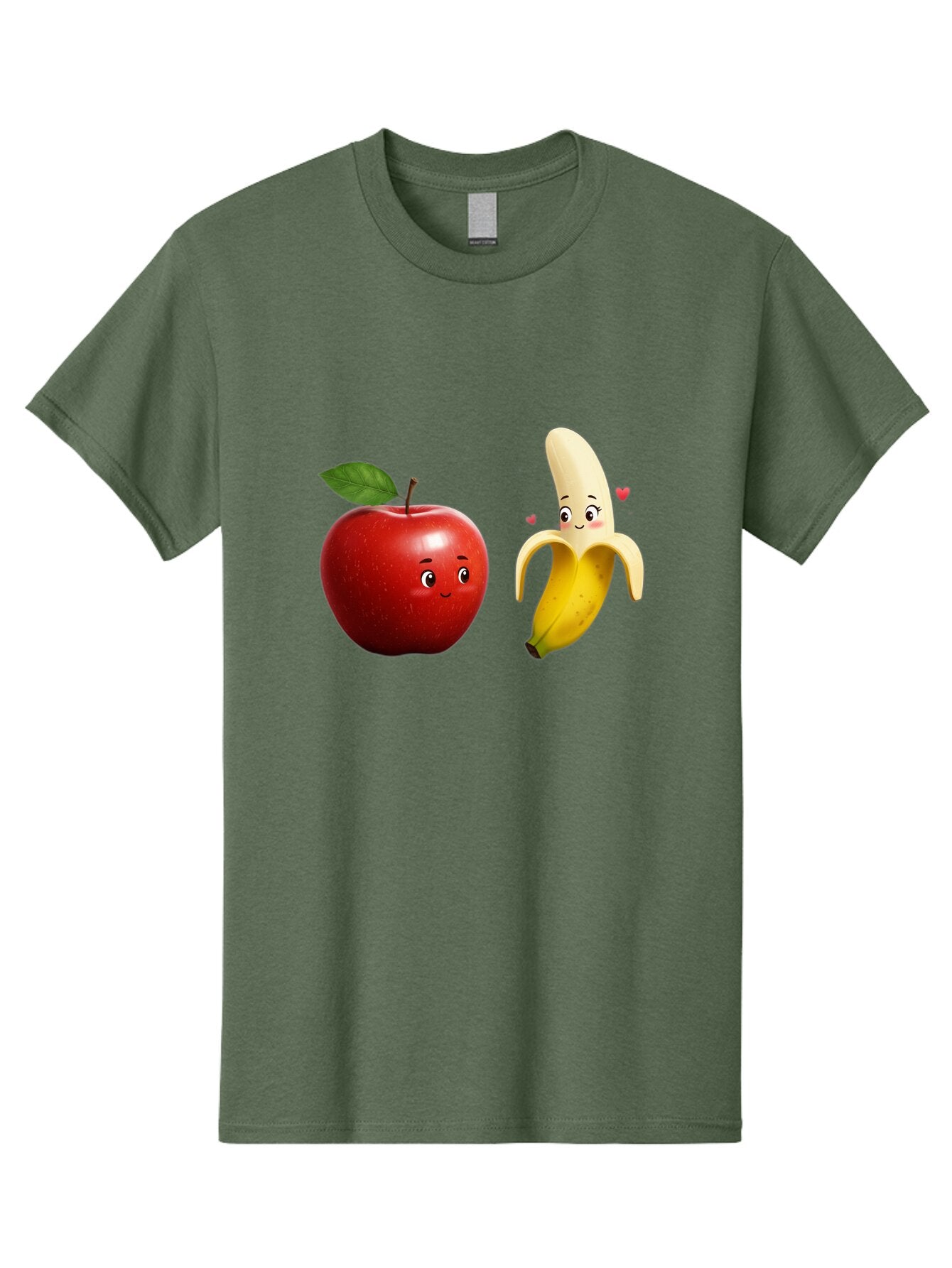 Apple-And-Banana-2 Men'S Graphic Tee, 100% Cotton, Comfortable Casual Summer Wear, Machine Washable, Vintage Camera, Old Camera, Antique Camera, Black Camera, Classic Photography, Photography Equipment, Nostalgic Device, Film Camera, Baq280 13