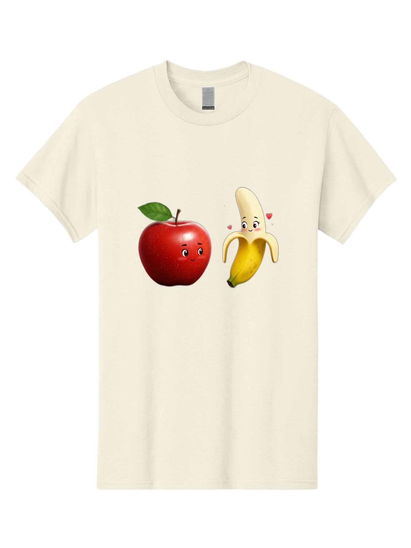 Apple-And-Banana-2 Men'S Graphic Tee, 100% Cotton, Comfortable Casual Summer Wear, Machine Washable, Vintage Camera, Old Camera, Antique Camera, Black Camera, Classic Photography, Photography Equipment, Nostalgic Device, Film Camera, Baq280 1