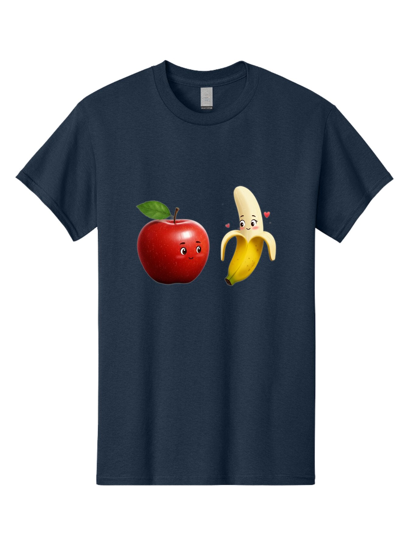 Apple-And-Banana-2 Men'S Graphic Tee, 100% Cotton, Comfortable Casual Summer Wear, Machine Washable, Vintage Camera, Old Camera, Antique Camera, Black Camera, Classic Photography, Photography Equipment, Nostalgic Device, Film Camera, Baq280 15