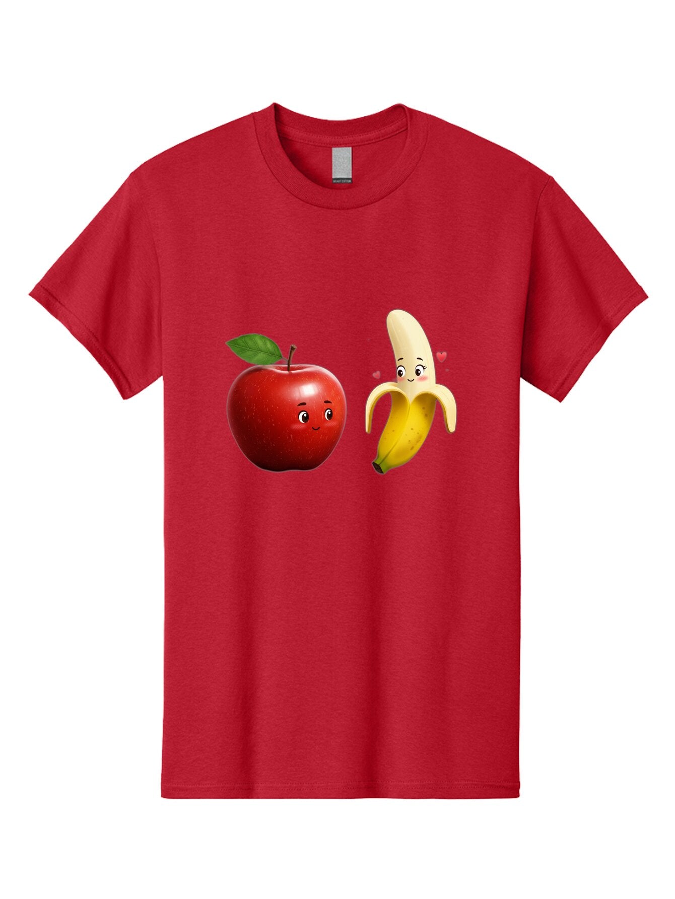 Apple-And-Banana-2 Men'S Graphic Tee, 100% Cotton, Comfortable Casual Summer Wear, Machine Washable, Vintage Camera, Old Camera, Antique Camera, Black Camera, Classic Photography, Photography Equipment, Nostalgic Device, Film Camera, Baq280 5