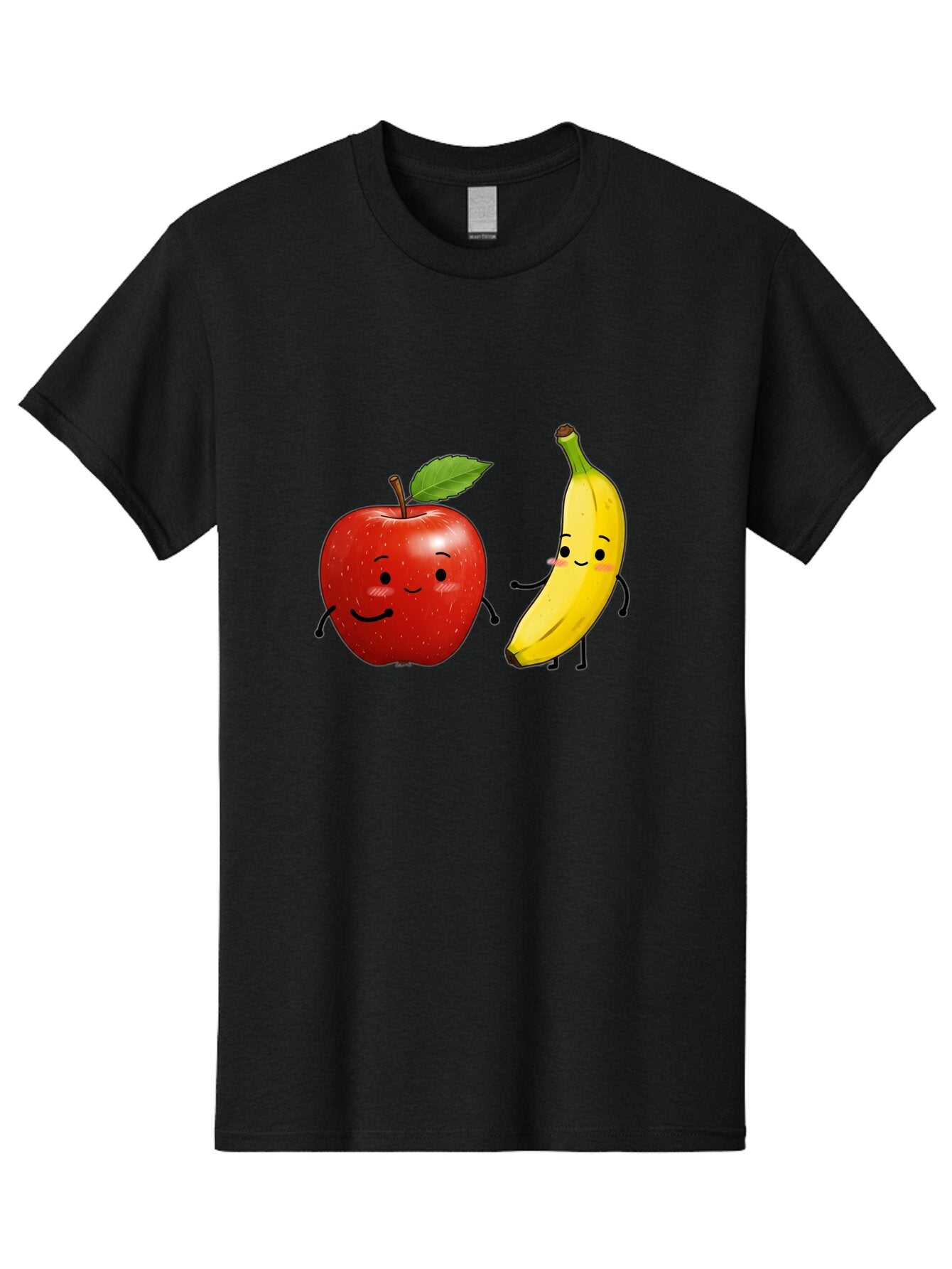 Apple-And-Banana-3 Men'S Graphic Tee, 100% Cotton, Comfortable Casual Summer Wear, Machine Washable, Vintage Camera, Old Camera, Antique Camera, Black Camera, Classic Photography, Photography Equipment, Nostalgic Device, Film Camera, Baq281 13