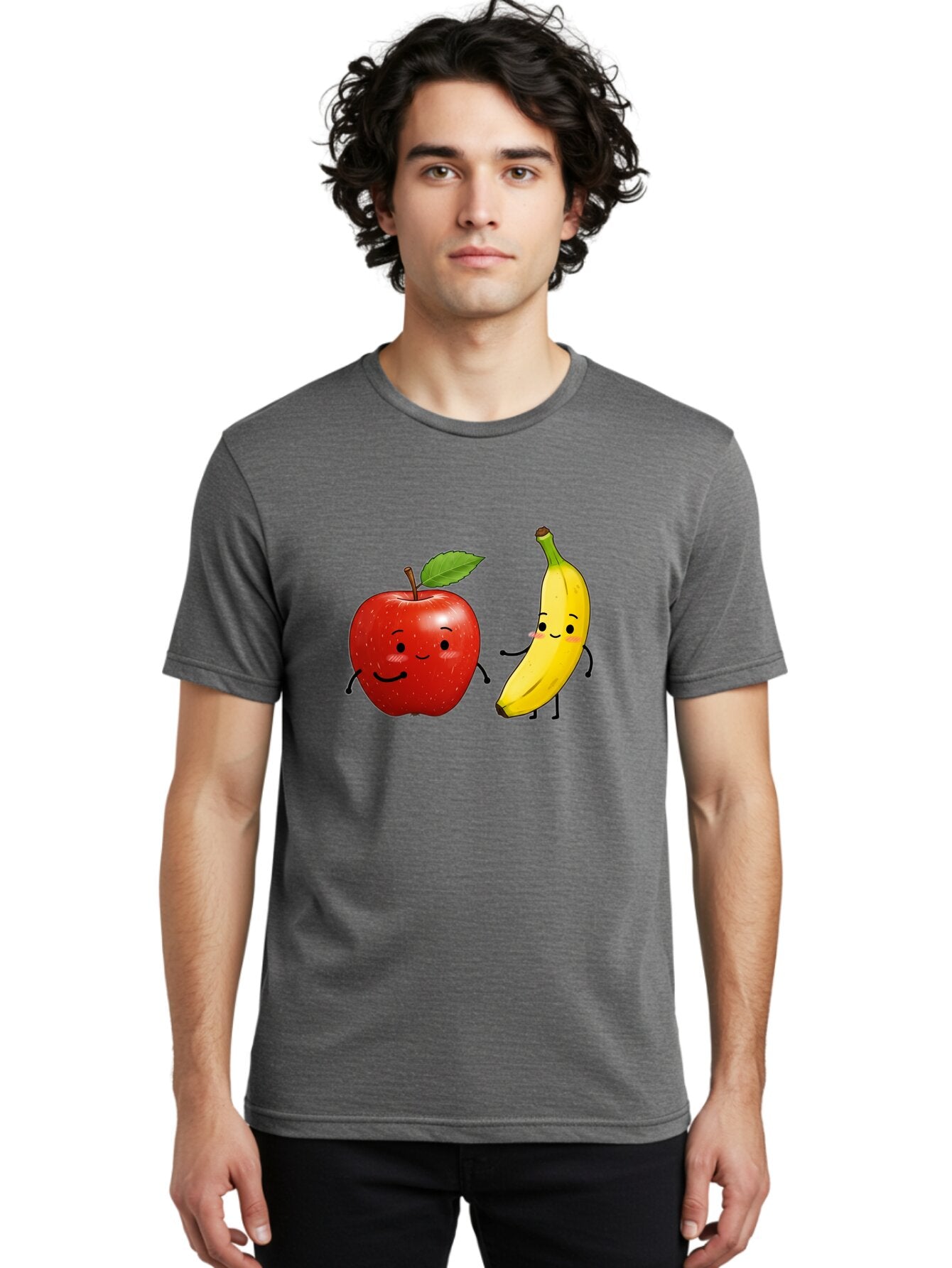 Apple-And-Banana-3 Men'S Graphic Tee, 100% Cotton, Comfortable Casual Summer Wear, Machine Washable, Vintage Camera, Old Camera, Antique Camera, Black Camera, Classic Photography, Photography Equipment, Nostalgic Device, Film Camera, Baq281 22
