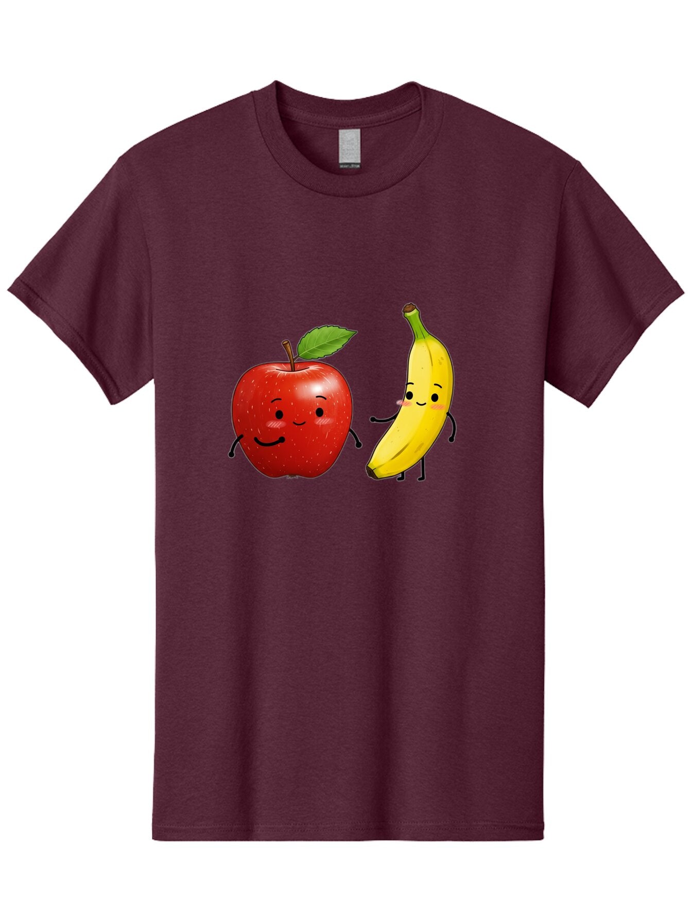 Apple-And-Banana-3 Men'S Graphic Tee, 100% Cotton, Comfortable Casual Summer Wear, Machine Washable, Vintage Camera, Old Camera, Antique Camera, Black Camera, Classic Photography, Photography Equipment, Nostalgic Device, Film Camera, Baq281 4