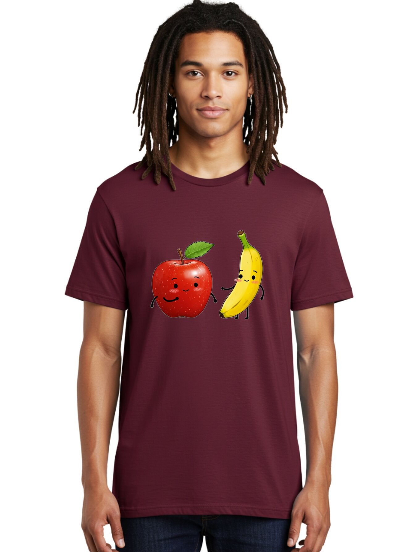 Apple-And-Banana-3 Men'S Graphic Tee, 100% Cotton, Comfortable Casual Summer Wear, Machine Washable, Vintage Camera, Old Camera, Antique Camera, Black Camera, Classic Photography, Photography Equipment, Nostalgic Device, Film Camera, Baq281 18