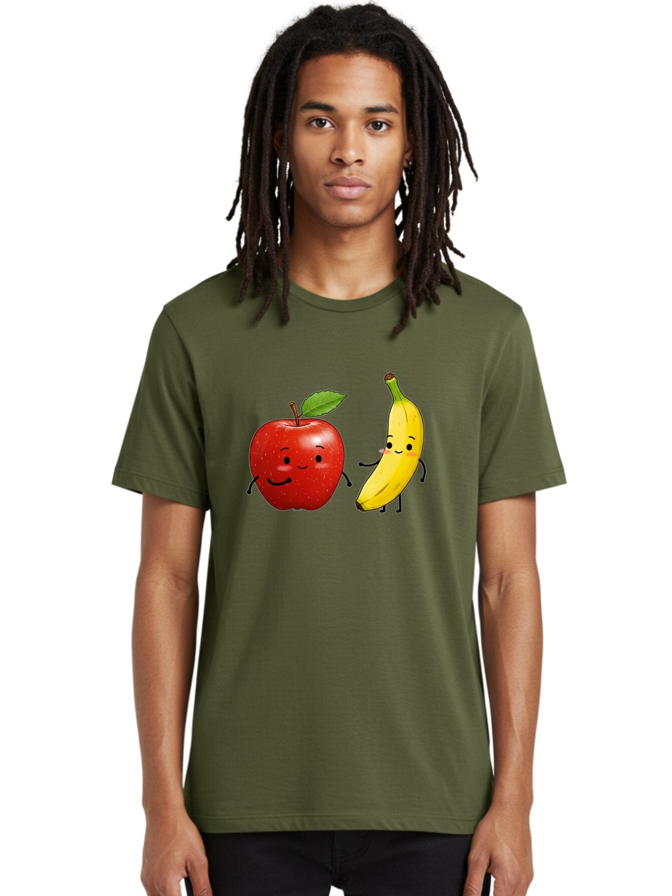 Apple-And-Banana-3 Men'S Graphic Tee, 100% Cotton, Comfortable Casual Summer Wear, Machine Washable, Vintage Camera, Old Camera, Antique Camera, Black Camera, Classic Photography, Photography Equipment, Nostalgic Device, Film Camera, Baq281 28