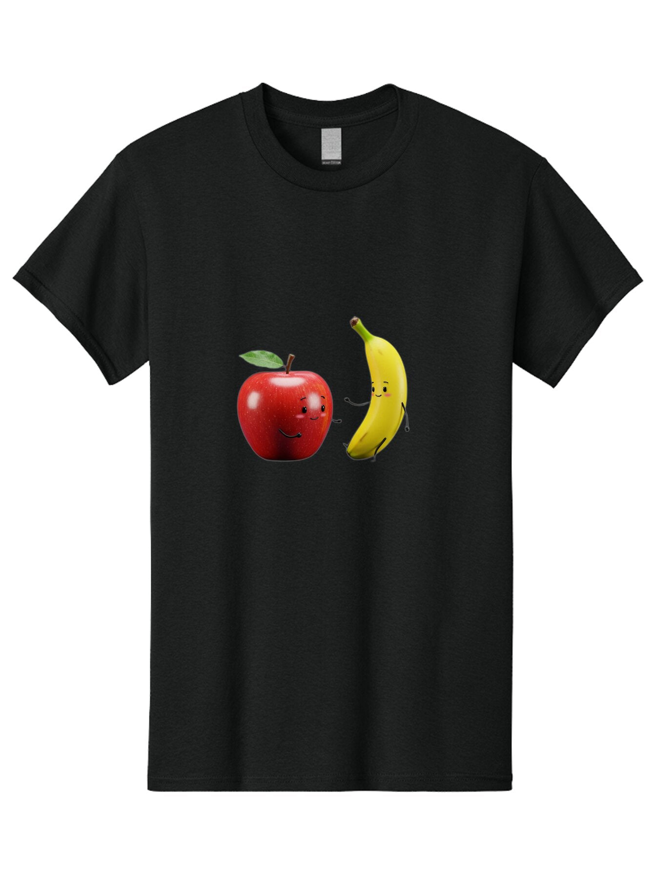 Apple-And-Banana-4 Men'S Graphic Tee, 100% Cotton, Comfortable Casual Summer Wear, Machine Washable, Vintage Camera, Old Camera, Antique Camera, Black Camera, Classic Photography, Photography Equipment, Nostalgic Device, Film Camera, Baq282 7