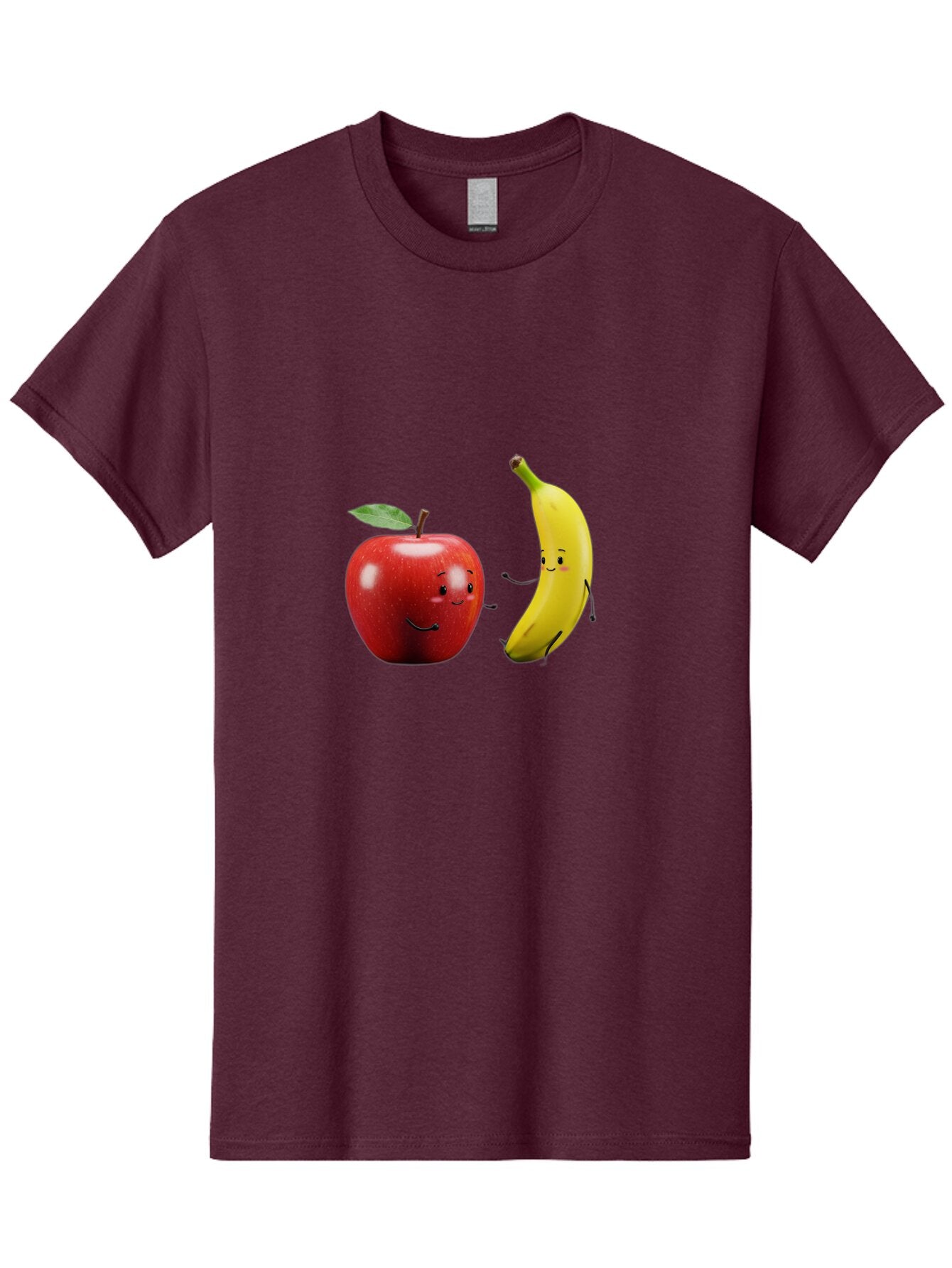 Apple-And-Banana-4 Men'S Graphic Tee, 100% Cotton, Comfortable Casual Summer Wear, Machine Washable, Vintage Camera, Old Camera, Antique Camera, Black Camera, Classic Photography, Photography Equipment, Nostalgic Device, Film Camera, Baq282 8