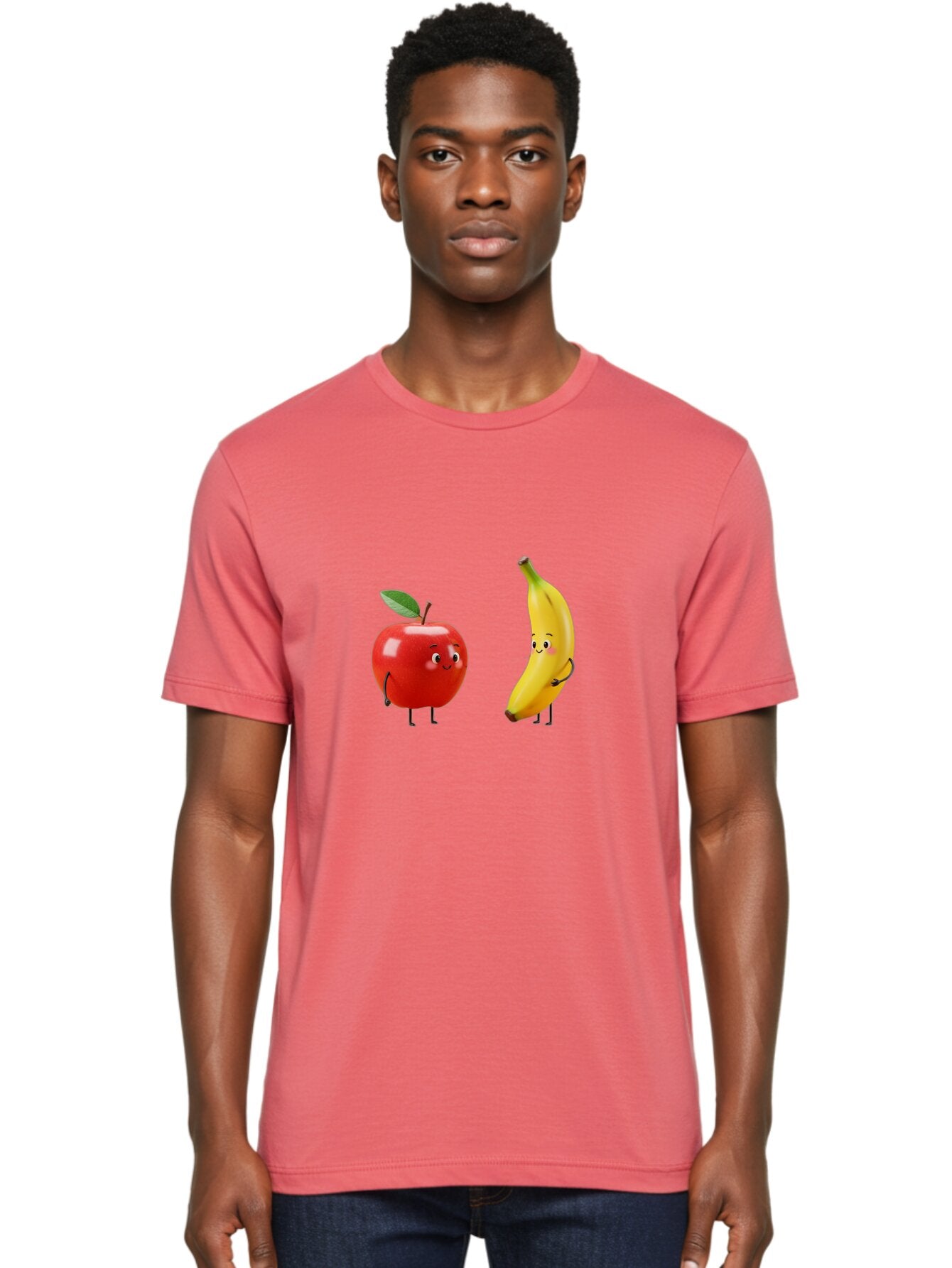 Apple-And-Banana-5 Men'S Graphic Tee, 100% Cotton, Comfortable Casual Summer Wear, Machine Washable, Vintage Camera, Old Camera, Antique Camera, Black Camera, Classic Photography, Photography Equipment, Nostalgic Device, Film Camera, Baq283 28