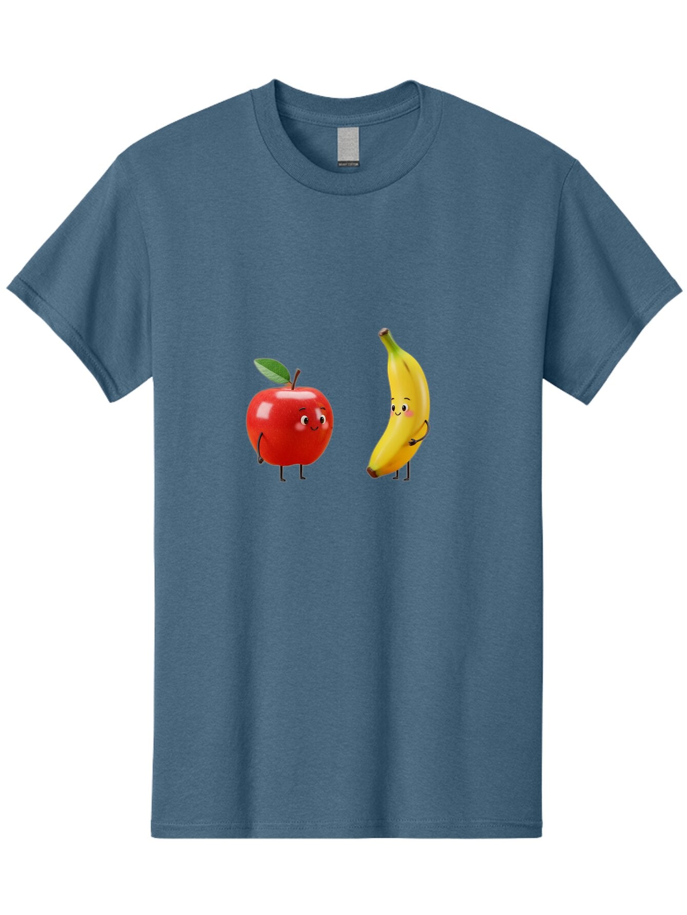 Apple-And-Banana-5 Men'S Graphic Tee, 100% Cotton, Comfortable Casual Summer Wear, Machine Washable, Vintage Camera, Old Camera, Antique Camera, Black Camera, Classic Photography, Photography Equipment, Nostalgic Device, Film Camera, Baq283 1