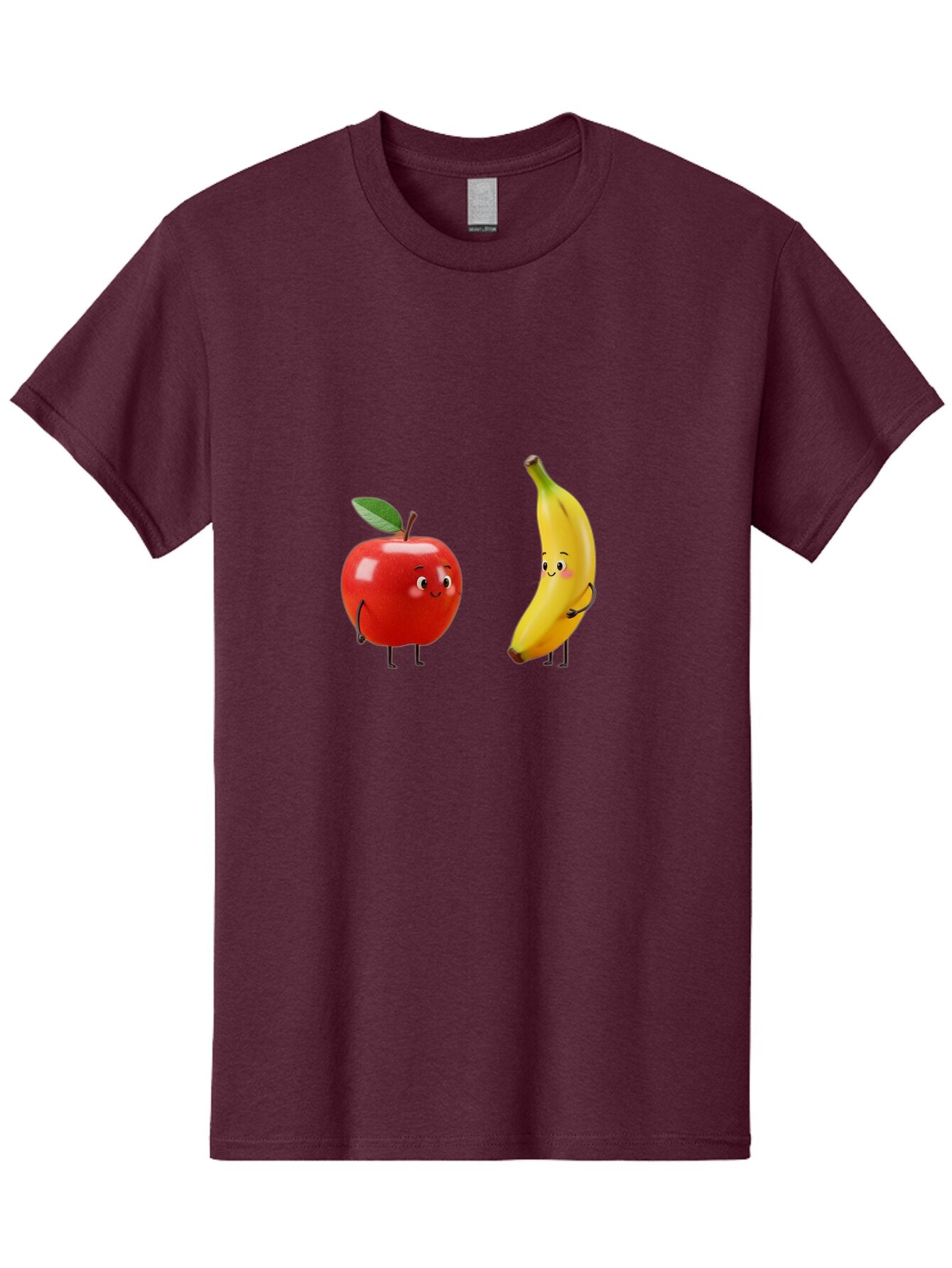 Apple-And-Banana-5 Men'S Graphic Tee, 100% Cotton, Comfortable Casual Summer Wear, Machine Washable, Vintage Camera, Old Camera, Antique Camera, Black Camera, Classic Photography, Photography Equipment, Nostalgic Device, Film Camera, Baq283 6