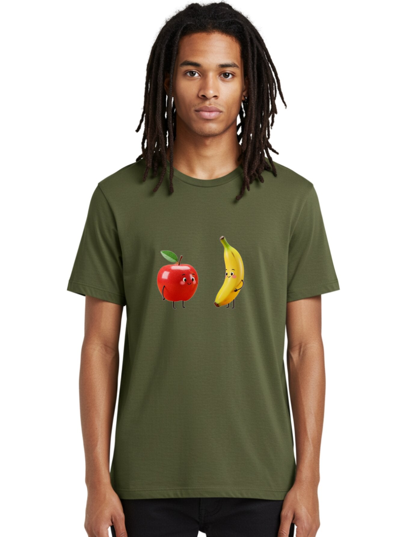 Apple-And-Banana-5 Men'S Graphic Tee, 100% Cotton, Comfortable Casual Summer Wear, Machine Washable, Vintage Camera, Old Camera, Antique Camera, Black Camera, Classic Photography, Photography Equipment, Nostalgic Device, Film Camera, Baq283 29