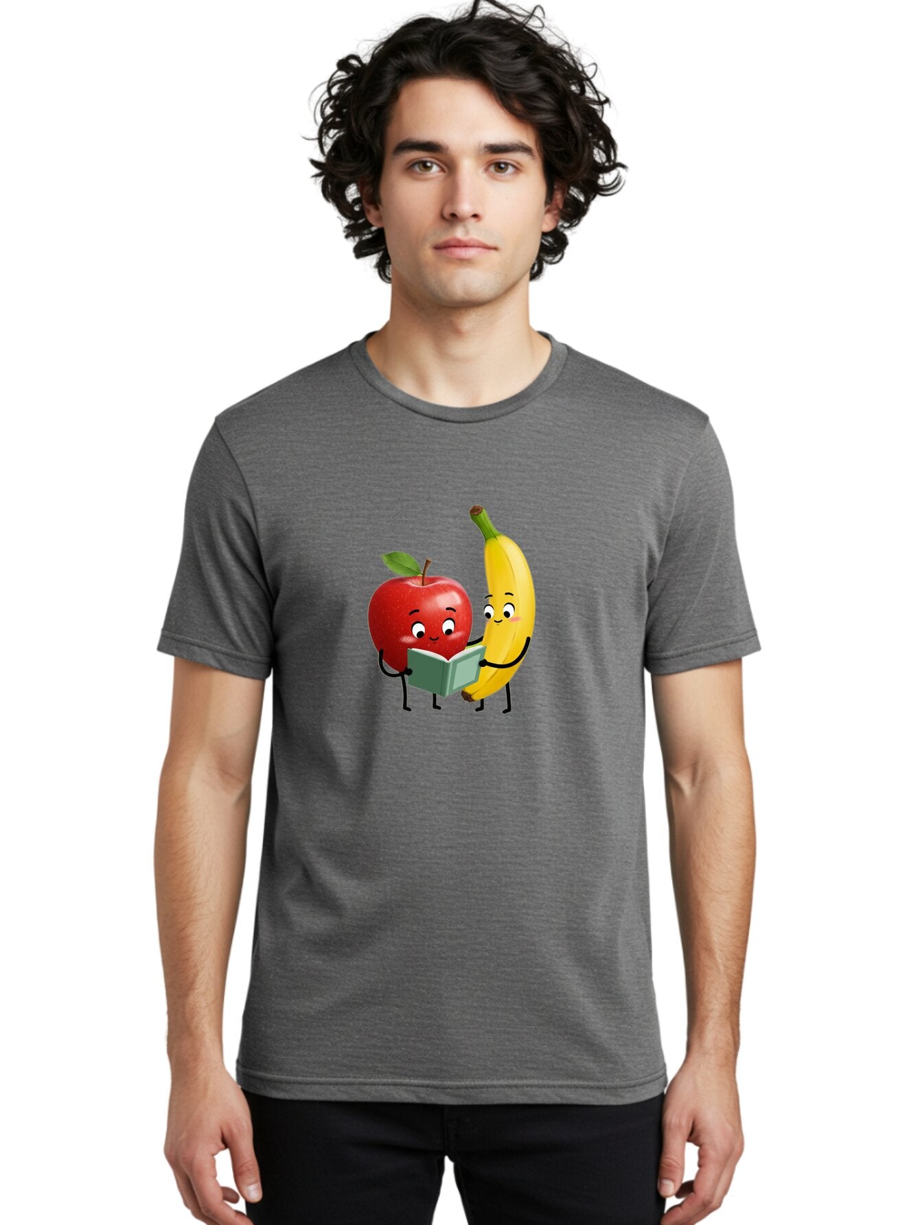 Apple-And-Banana-6 Men'S Graphic Tee, 100% Cotton, Comfortable Casual Summer Wear, Machine Washable, Vintage Camera, Old Camera, Antique Camera, Black Camera, Classic Photography, Photography Equipment, Nostalgic Device, Film Camera, Baq284 20