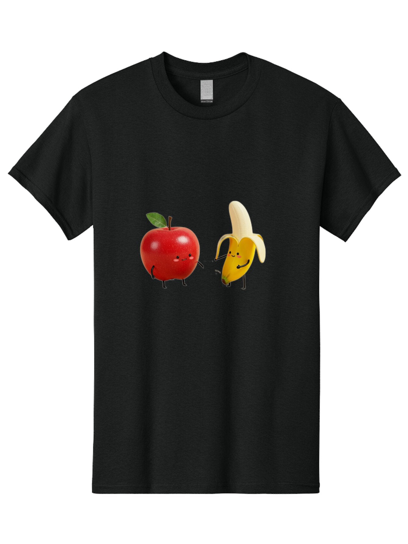 Apple-And-Banana-7 Men'S Graphic Tee, 100% Cotton, Comfortable Casual Summer Wear, Machine Washable, Vintage Camera, Old Camera, Antique Camera, Black Camera, Classic Photography, Photography Equipment, Nostalgic Device, Film Camera, Baq285 8