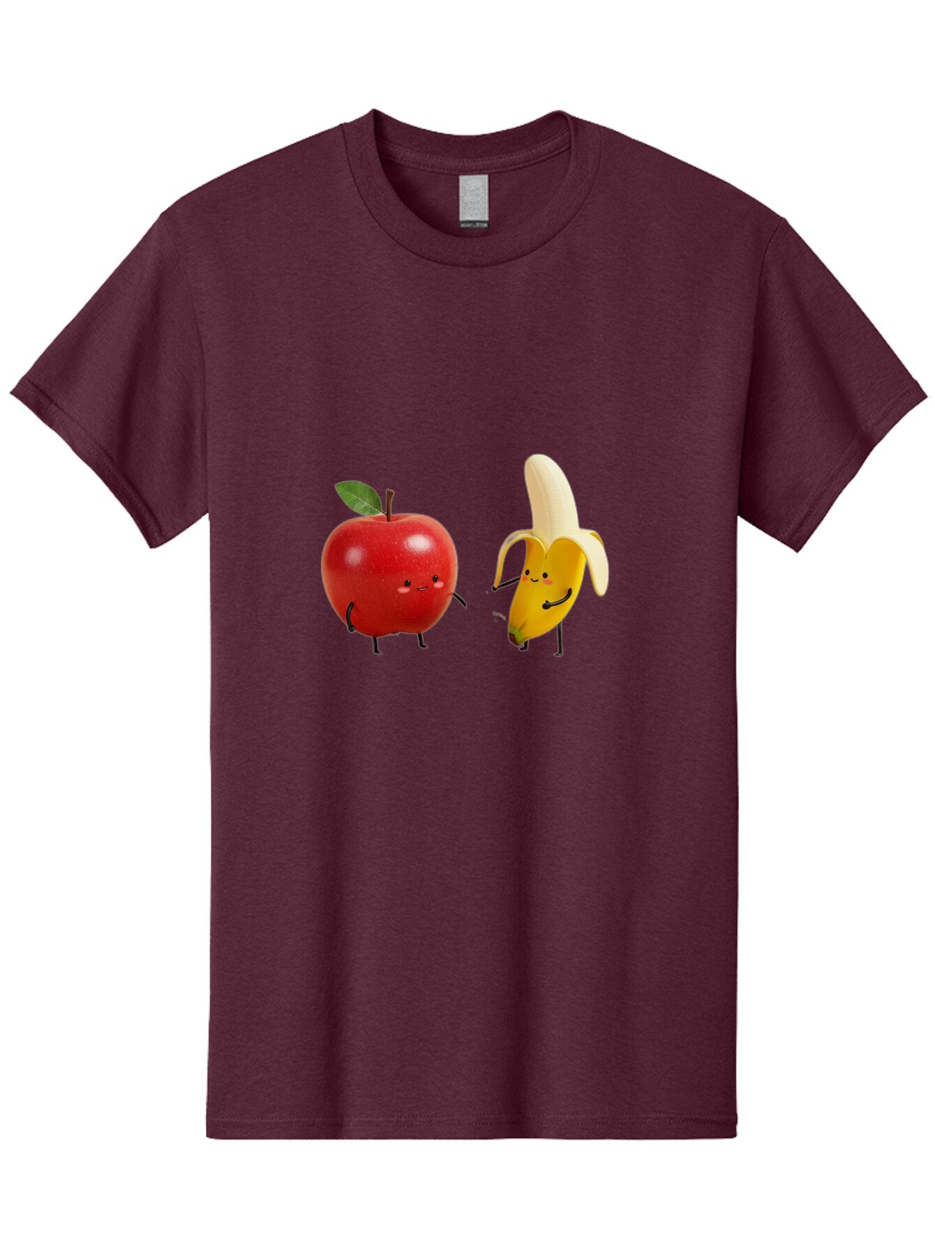 Apple-And-Banana-7 Men'S Graphic Tee, 100% Cotton, Comfortable Casual Summer Wear, Machine Washable, Vintage Camera, Old Camera, Antique Camera, Black Camera, Classic Photography, Photography Equipment, Nostalgic Device, Film Camera, Baq285 2