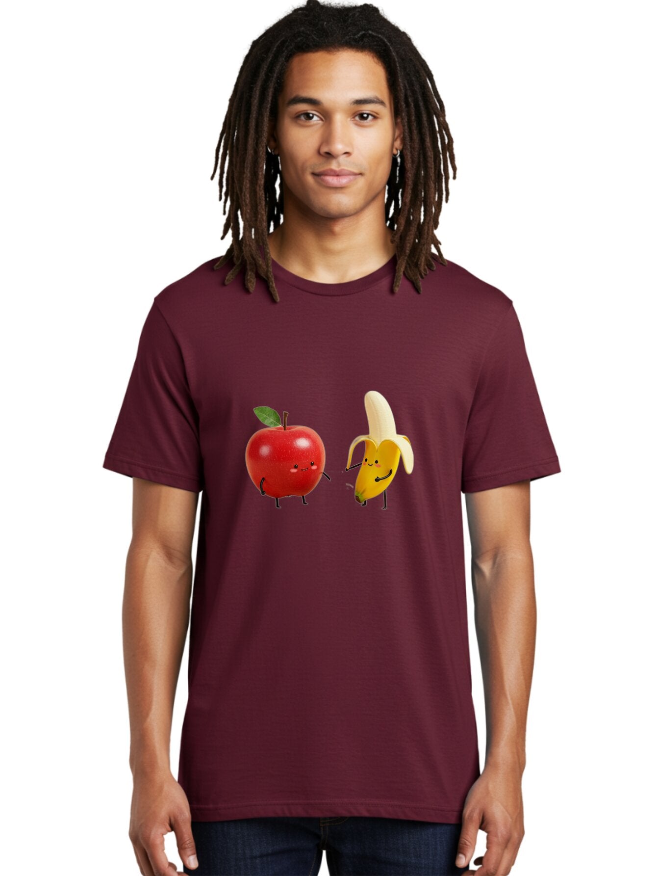 Apple-And-Banana-7 Men'S Graphic Tee, 100% Cotton, Comfortable Casual Summer Wear, Machine Washable, Vintage Camera, Old Camera, Antique Camera, Black Camera, Classic Photography, Photography Equipment, Nostalgic Device, Film Camera, Baq285 21