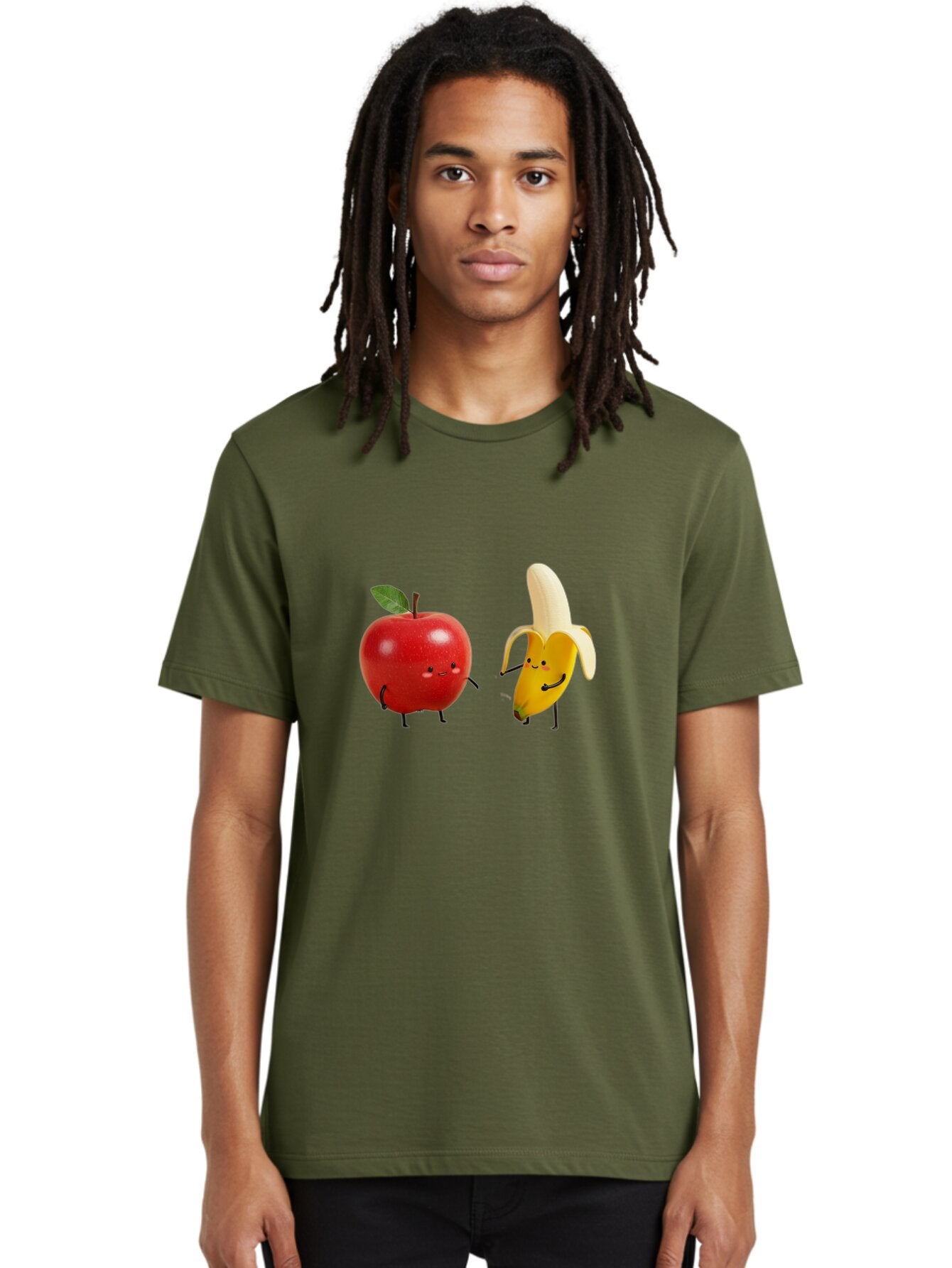 Apple-And-Banana-7 Men'S Graphic Tee, 100% Cotton, Comfortable Casual Summer Wear, Machine Washable, Vintage Camera, Old Camera, Antique Camera, Black Camera, Classic Photography, Photography Equipment, Nostalgic Device, Film Camera, Baq285 20