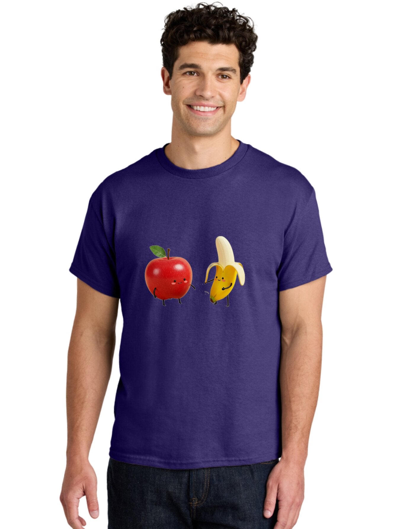 Apple-And-Banana-7 Men'S Graphic Tee, 100% Cotton, Comfortable Casual Summer Wear, Machine Washable, Vintage Camera, Old Camera, Antique Camera, Black Camera, Classic Photography, Photography Equipment, Nostalgic Device, Film Camera, Baq285 27