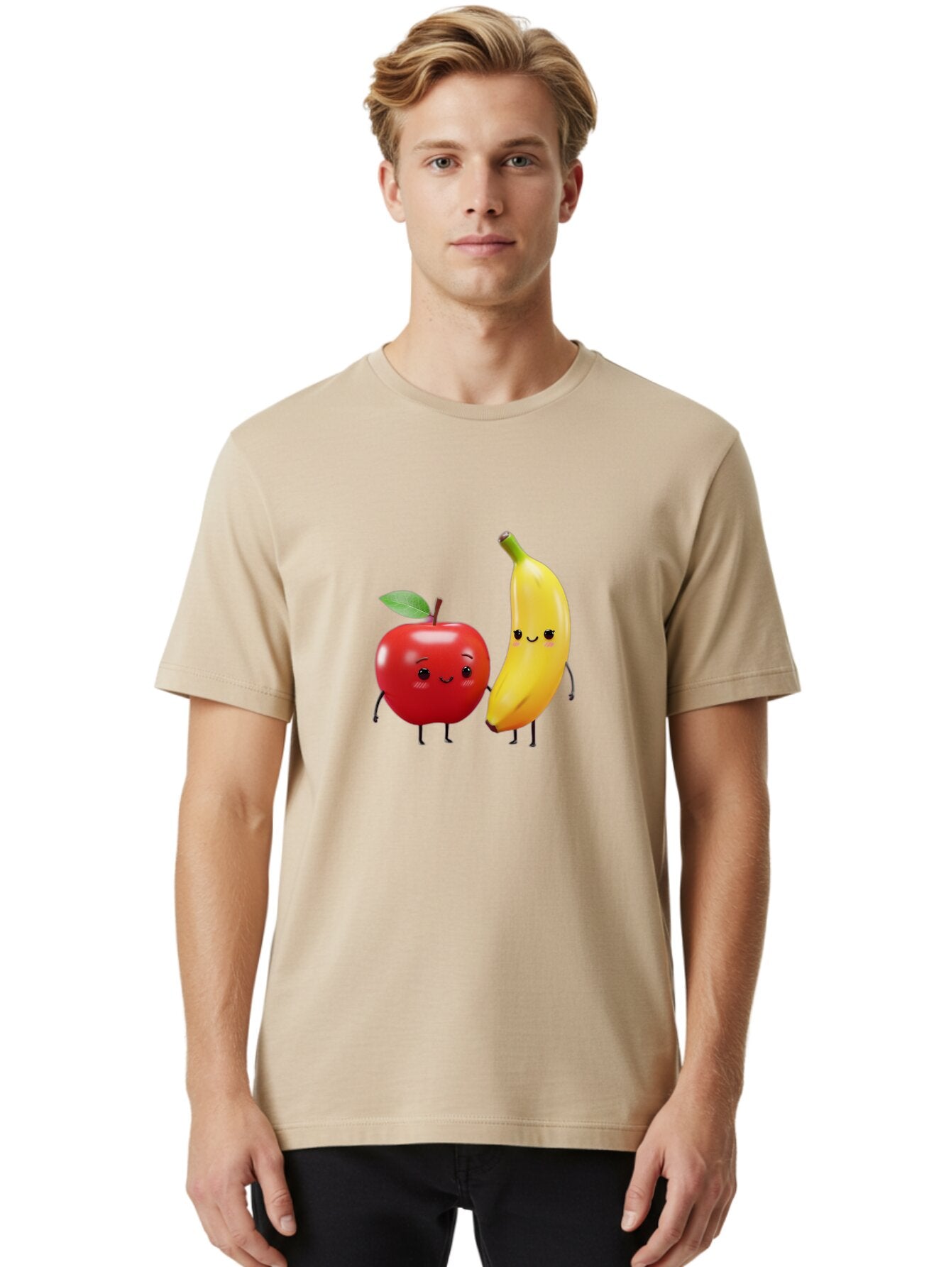 Apple-And-Banana-Friends Men'S Graphic Tee, 100% Cotton, Comfortable Casual Summer Wear, Machine Washable, Vintage Camera, Old Camera, Antique Camera, Black Camera, Classic Photography, Photography Equipment, Nostalgic Device, Film Camera, Baq286 19