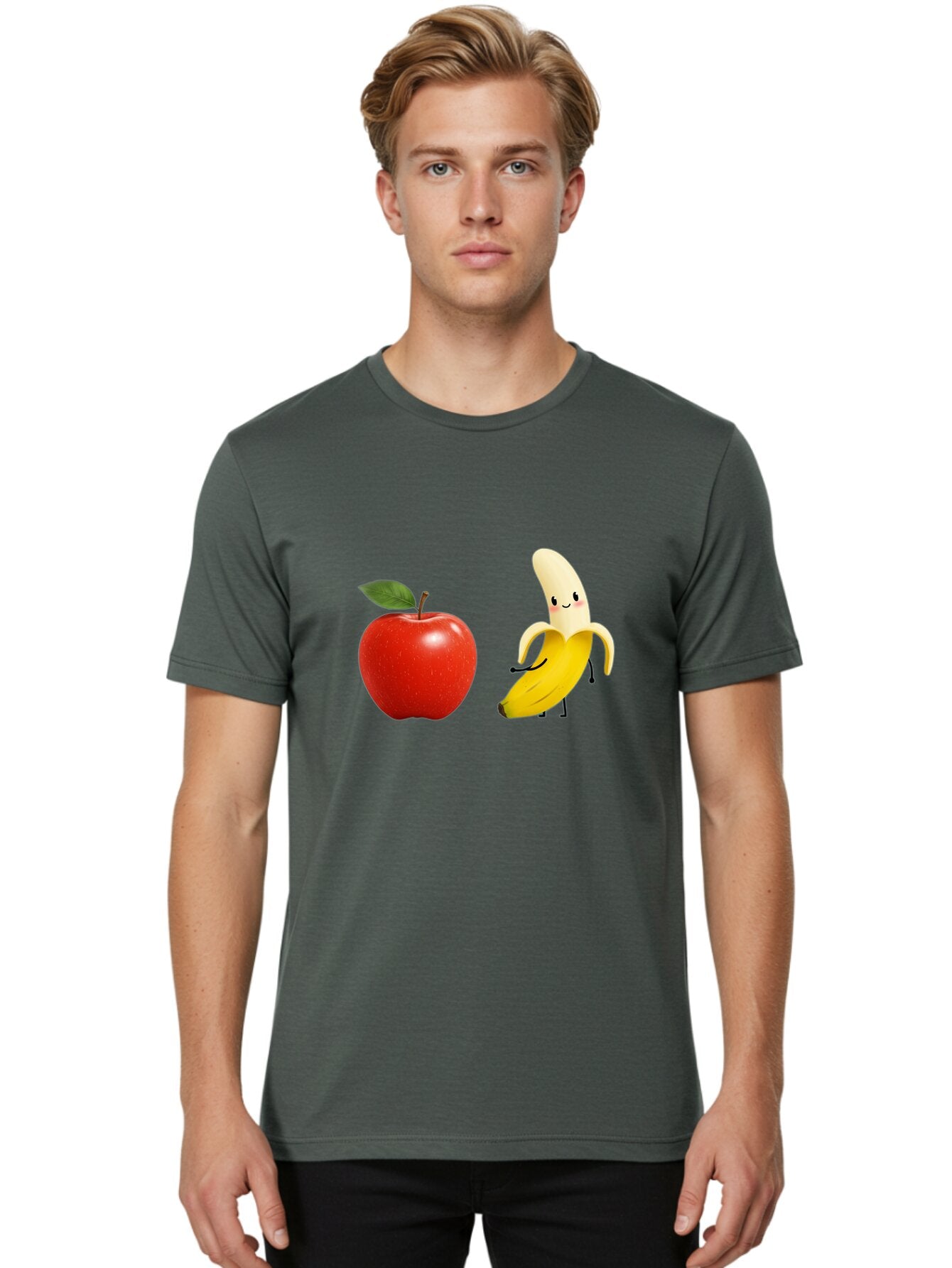Apple-And-Banana Men'S Graphic Tee, 100% Cotton, Comfortable Casual Summer Wear, Machine Washable, Vintage Camera, Old Camera, Antique Camera, Black Camera, Classic Photography, Photography Equipment, Nostalgic Device, Film Camera, Camera Art Baq287 20