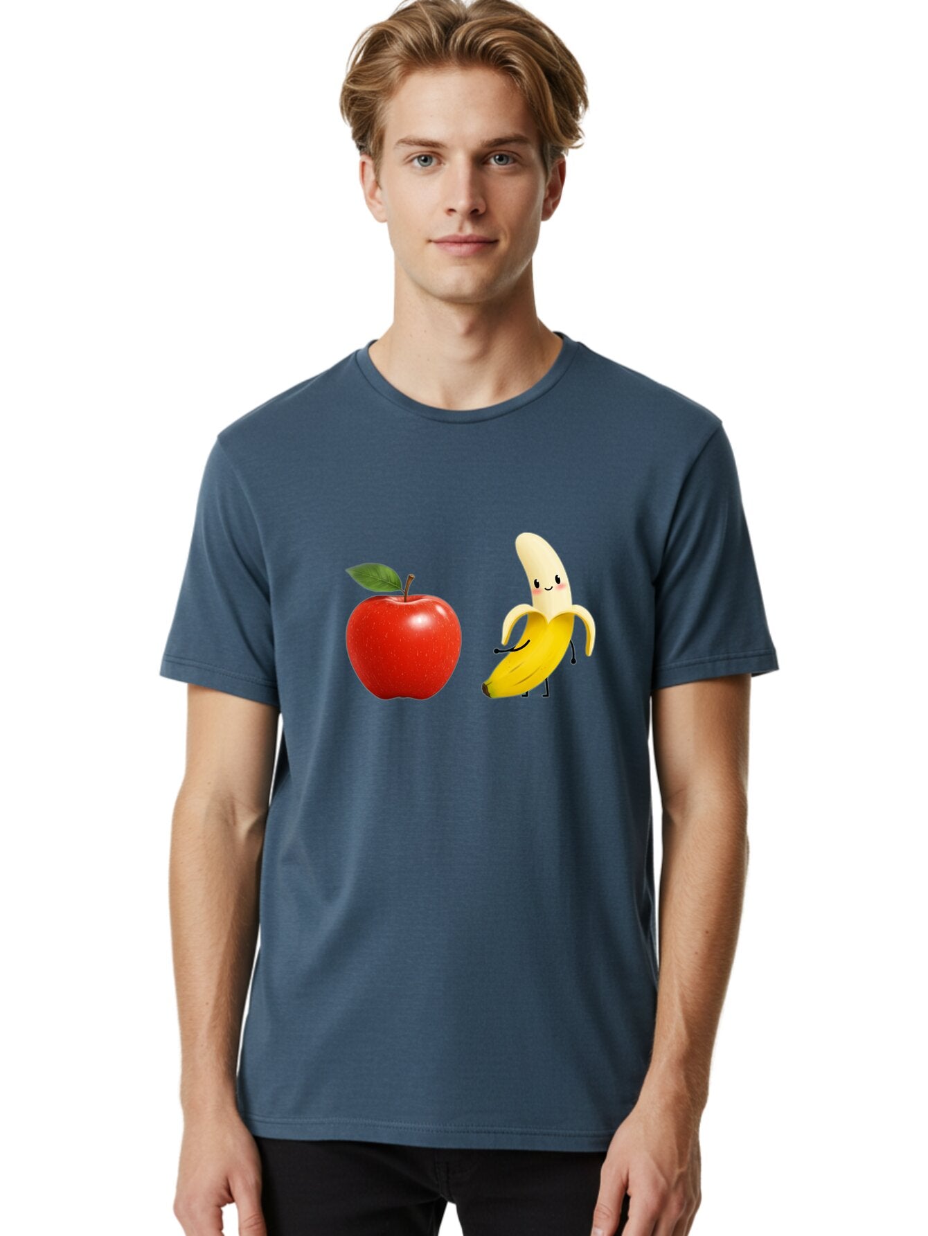 Apple-And-Banana Men'S Graphic Tee, 100% Cotton, Comfortable Casual Summer Wear, Machine Washable, Vintage Camera, Old Camera, Antique Camera, Black Camera, Classic Photography, Photography Equipment, Nostalgic Device, Film Camera, Camera Art Baq287 25