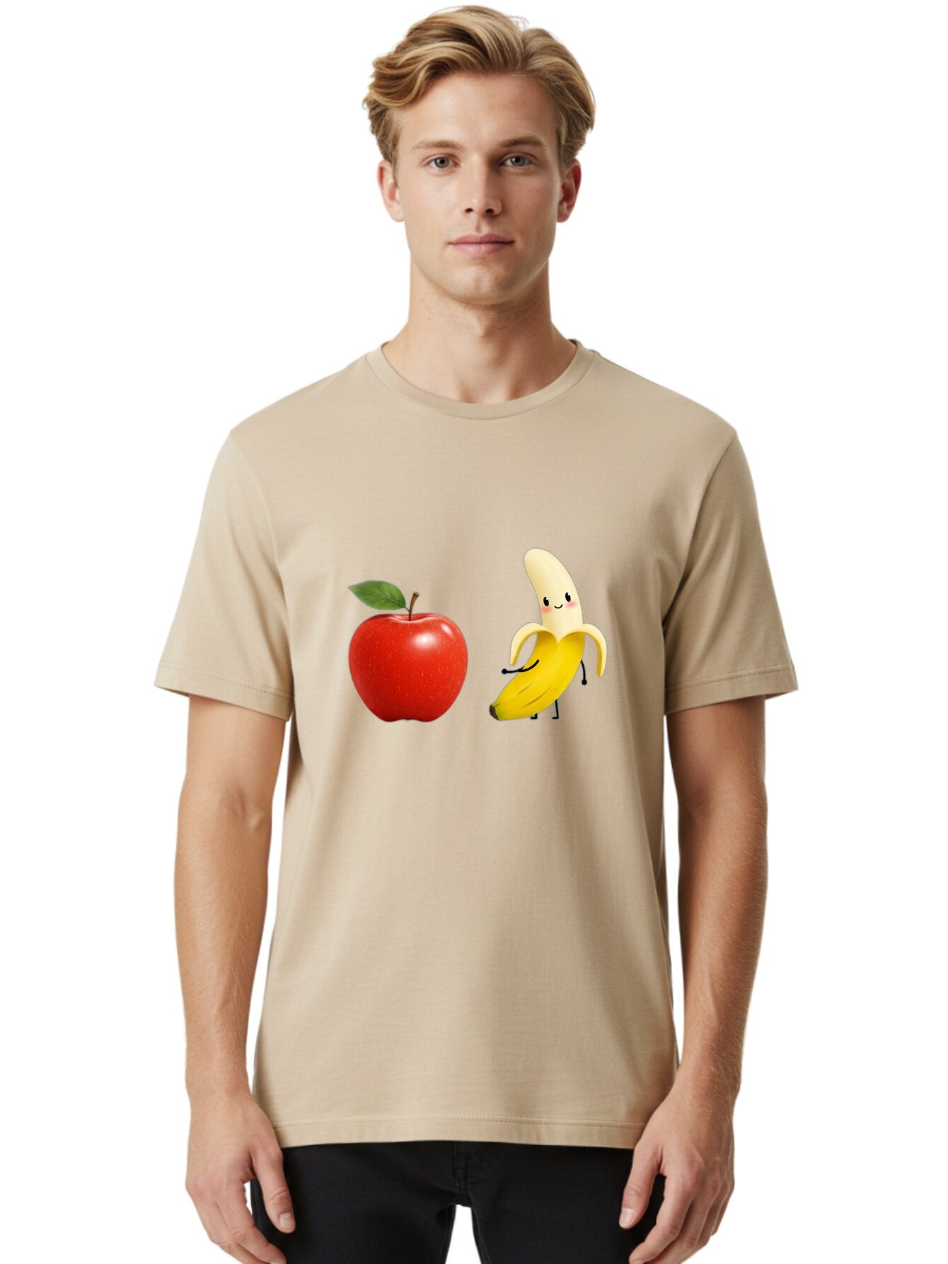 Apple-And-Banana Men'S Graphic Tee, 100% Cotton, Comfortable Casual Summer Wear, Machine Washable, Vintage Camera, Old Camera, Antique Camera, Black Camera, Classic Photography, Photography Equipment, Nostalgic Device, Film Camera, Camera Art Baq287 21